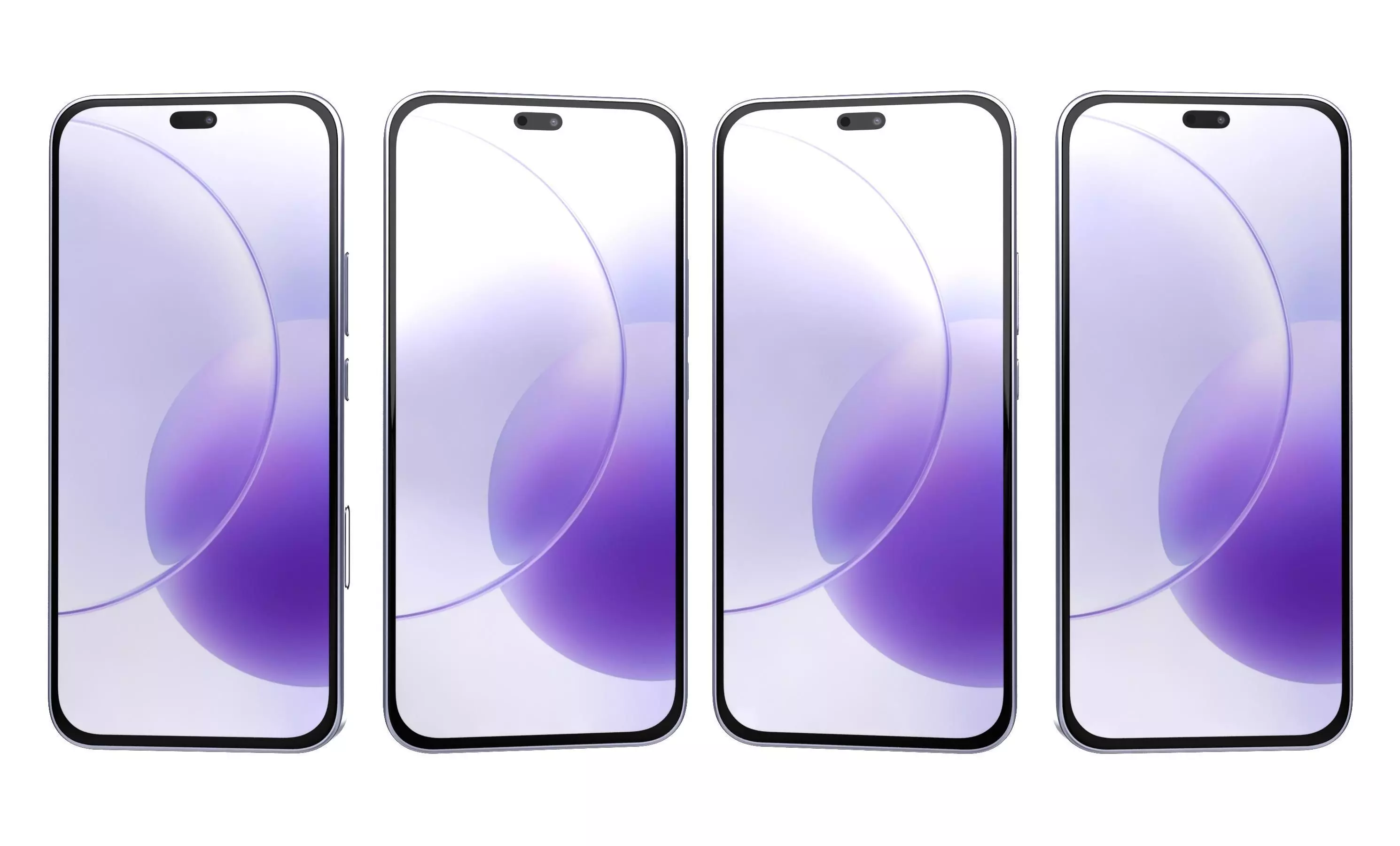 Honor X70i Magnolia Purple High Poly 3D model_10