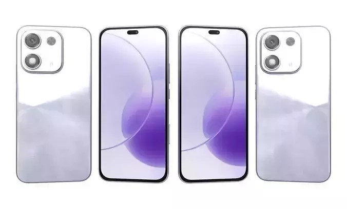 Honor X70i Magnolia Purple High Poly