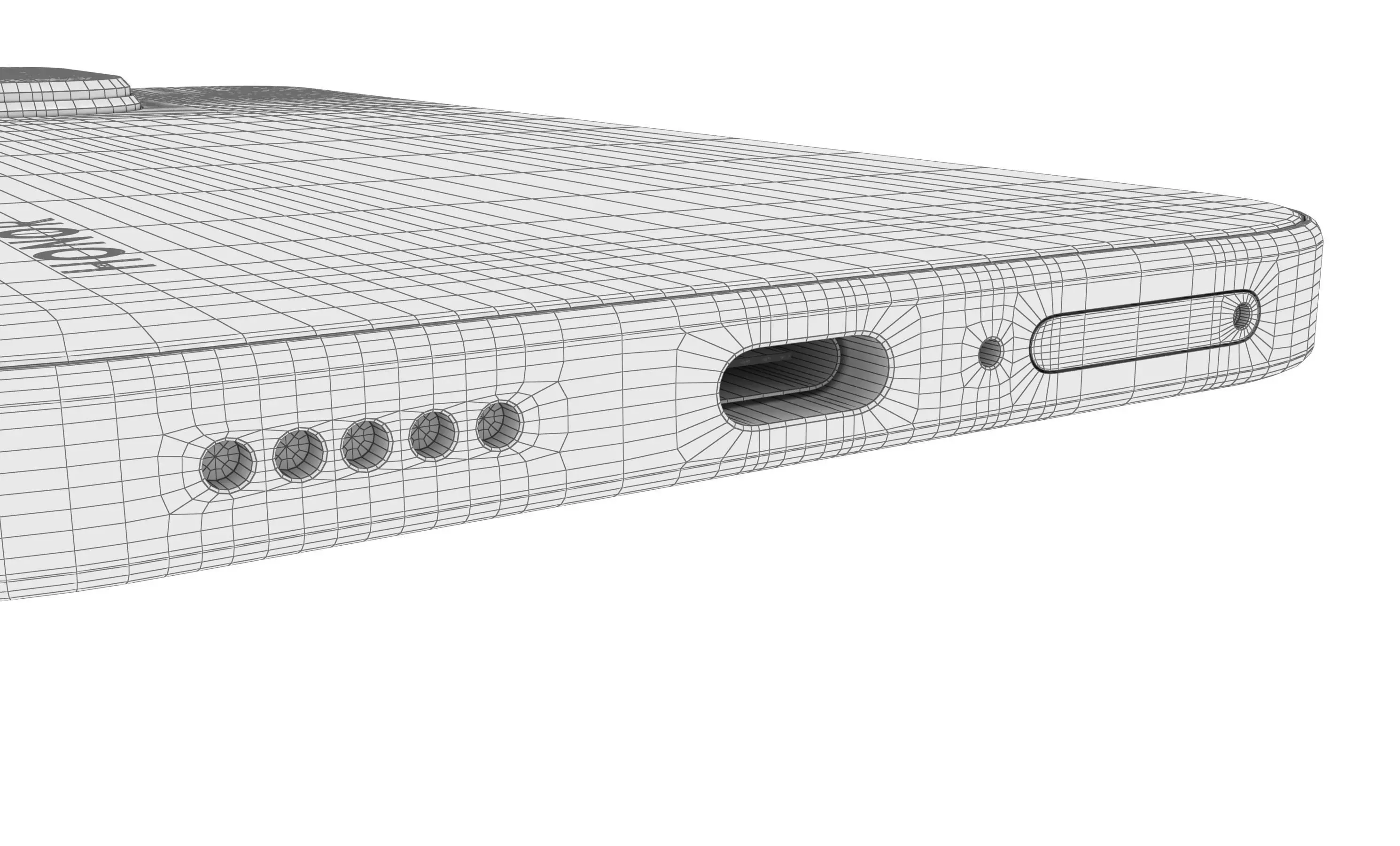 Honor X70i Magnolia Purple High Poly 3D model_25