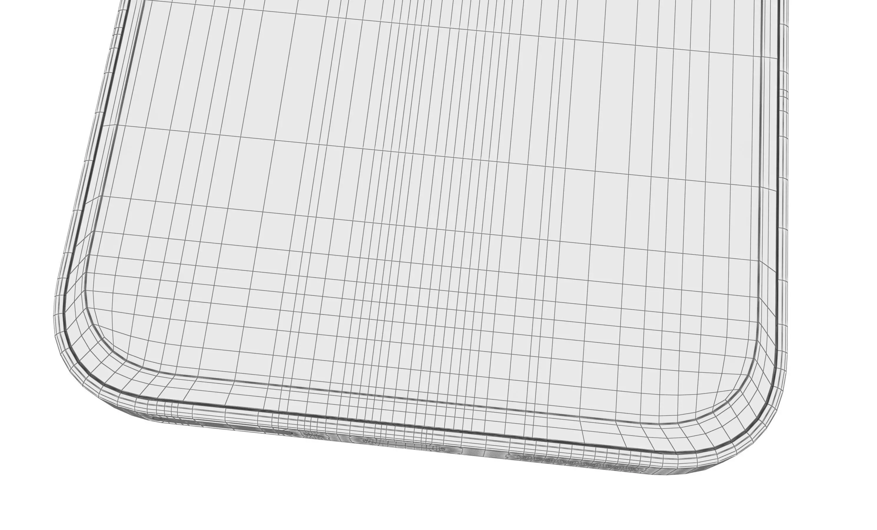 Honor X70i Sky Blue High Poly 3D model_17