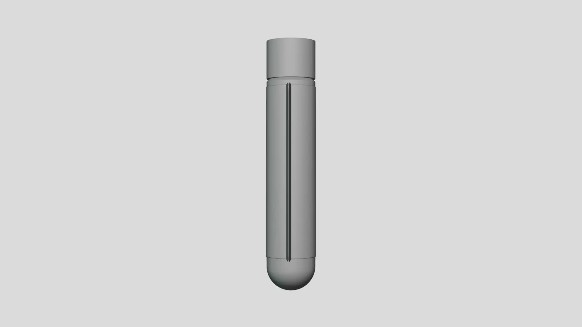 Tube Label - Geometry Only No Textures No Materials 3D model_1