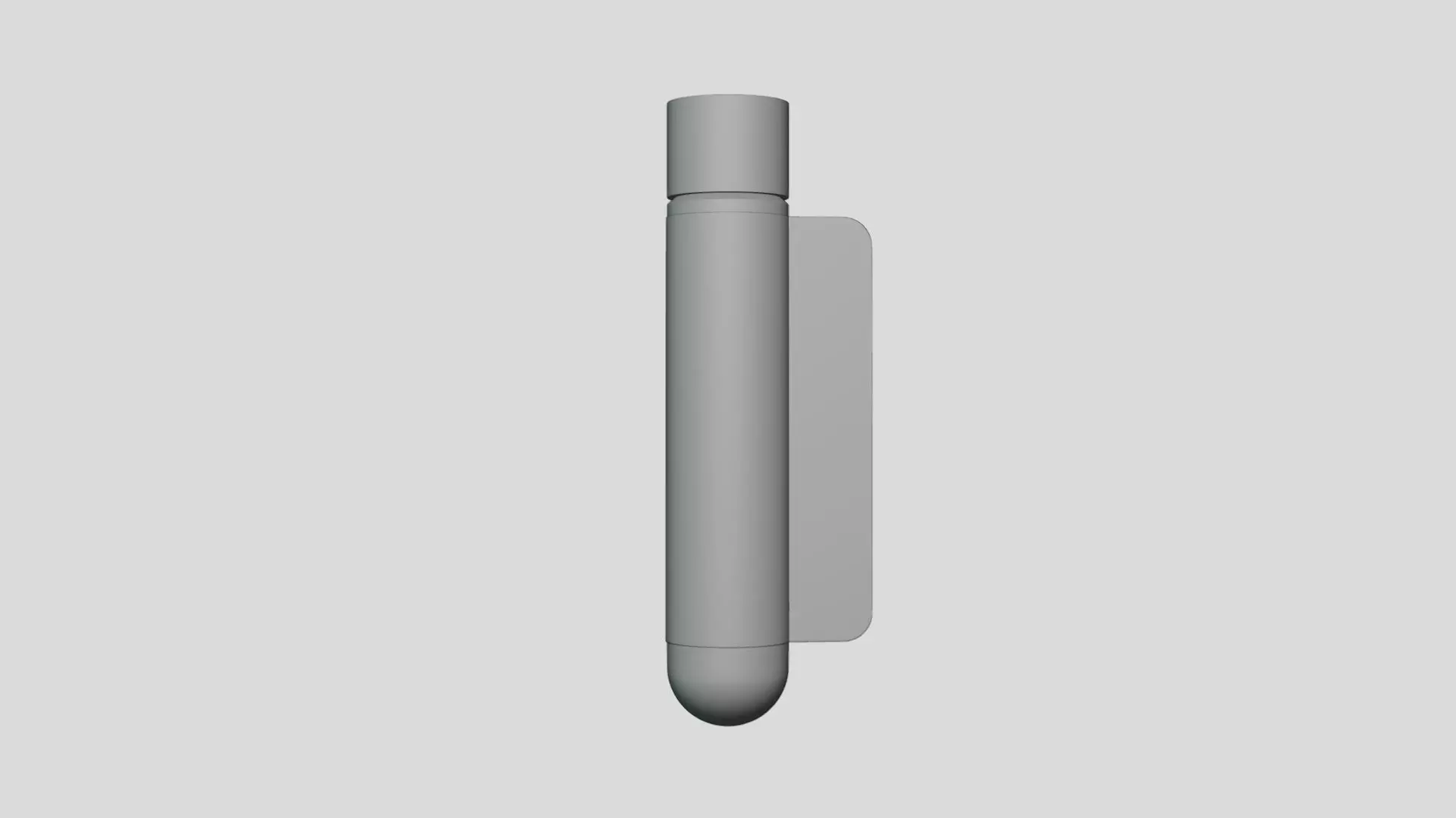 Tube Label - Geometry Only No Textures No Materials 3D model_0
