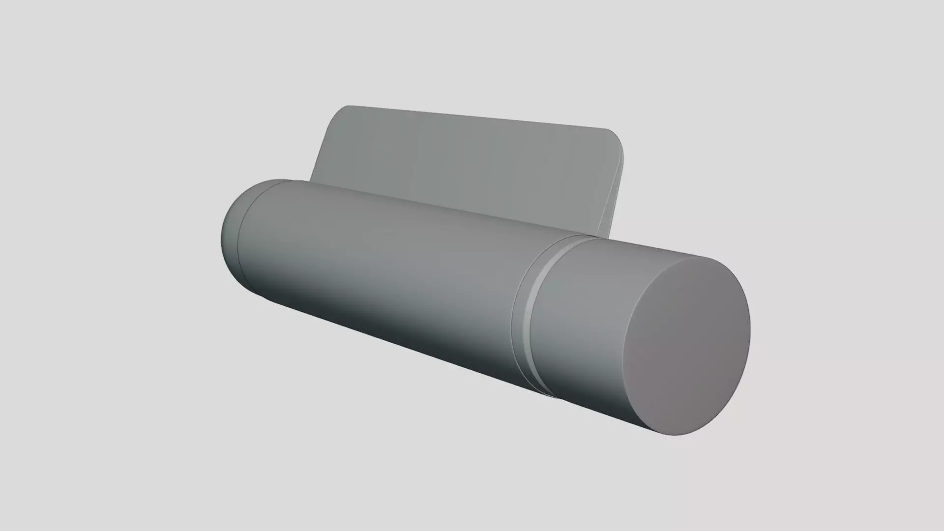 Tube Label - Geometry Only No Textures No Materials 3D model_5