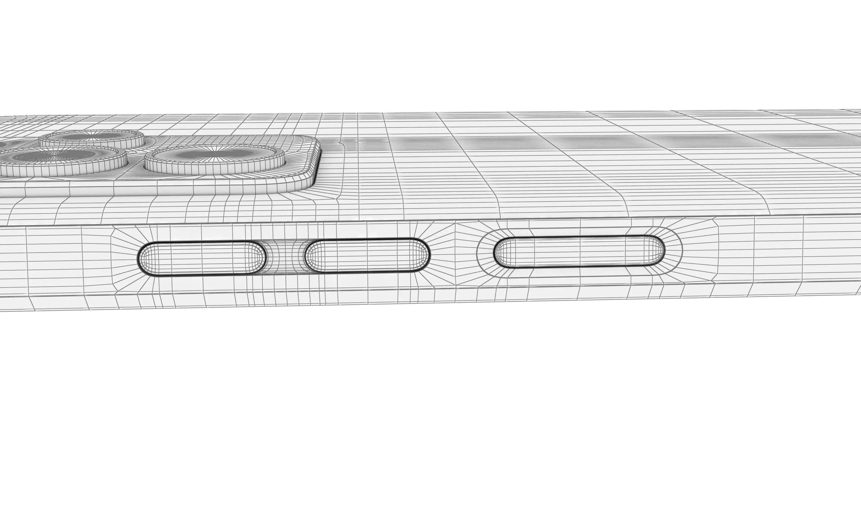 HTC U23 Pro Brown High Poly 3D model_26