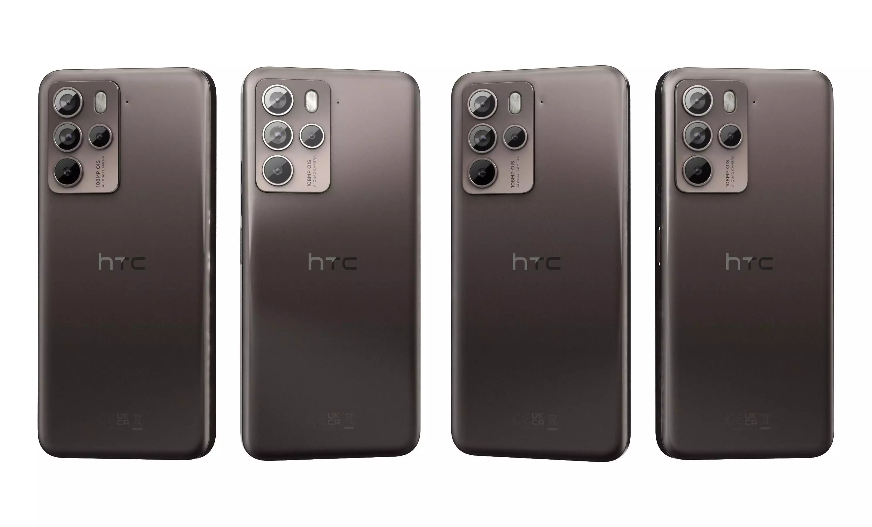 HTC U23 Pro Brown High Poly 3D model_7
