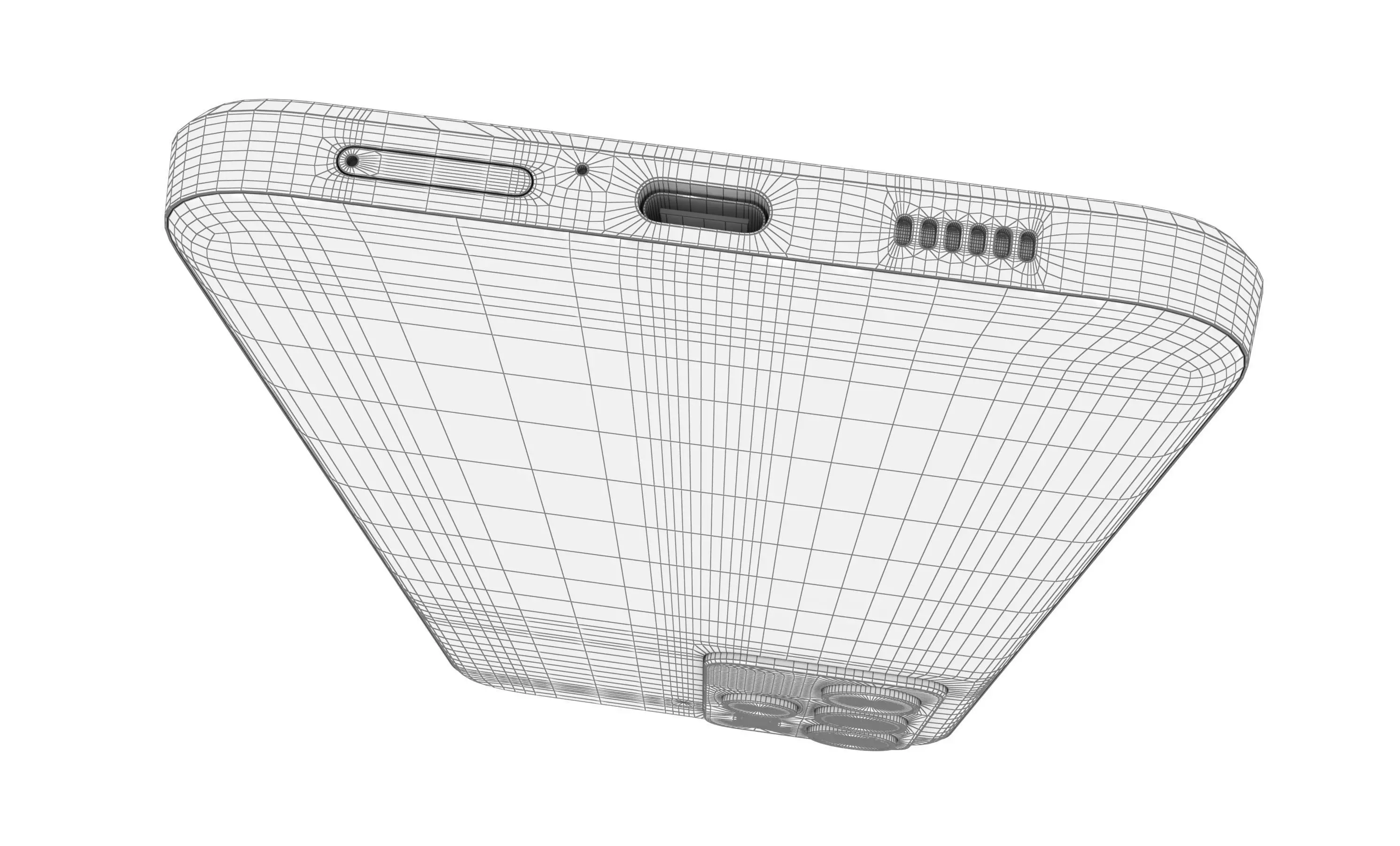 HTC U23 Pro Brown High Poly 3D model_22