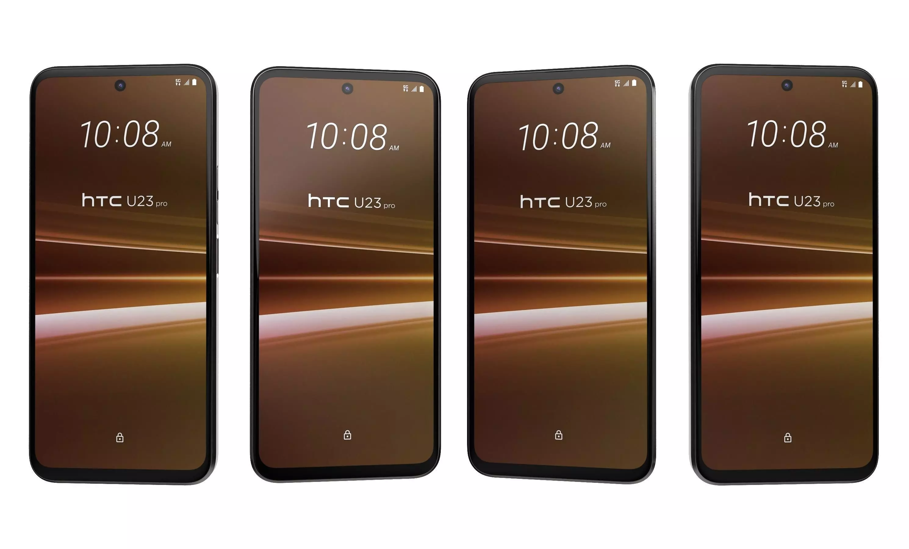 HTC U23 Pro Brown High Poly 3D model_8