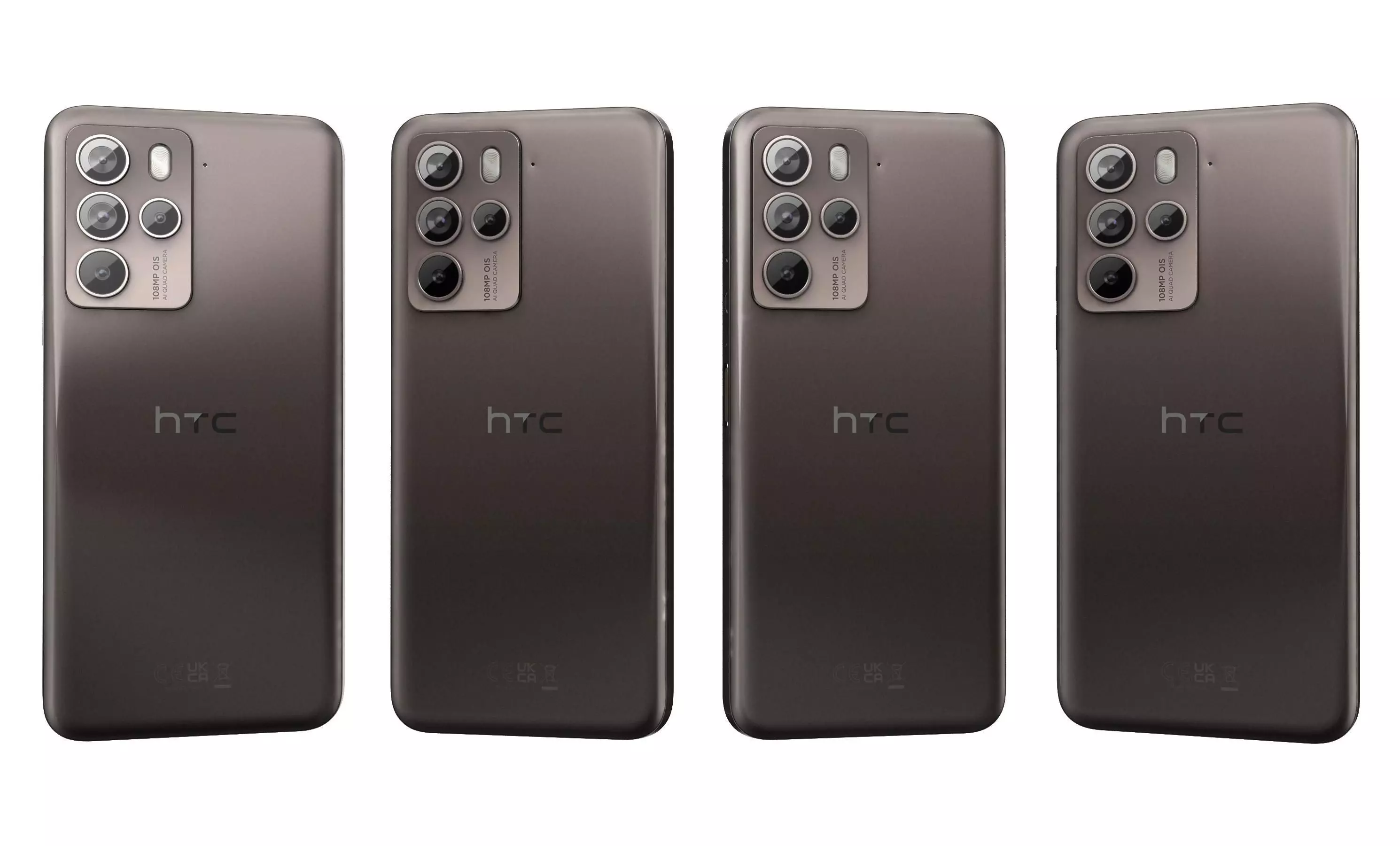 HTC U23 Pro Brown High Poly 3D model_14