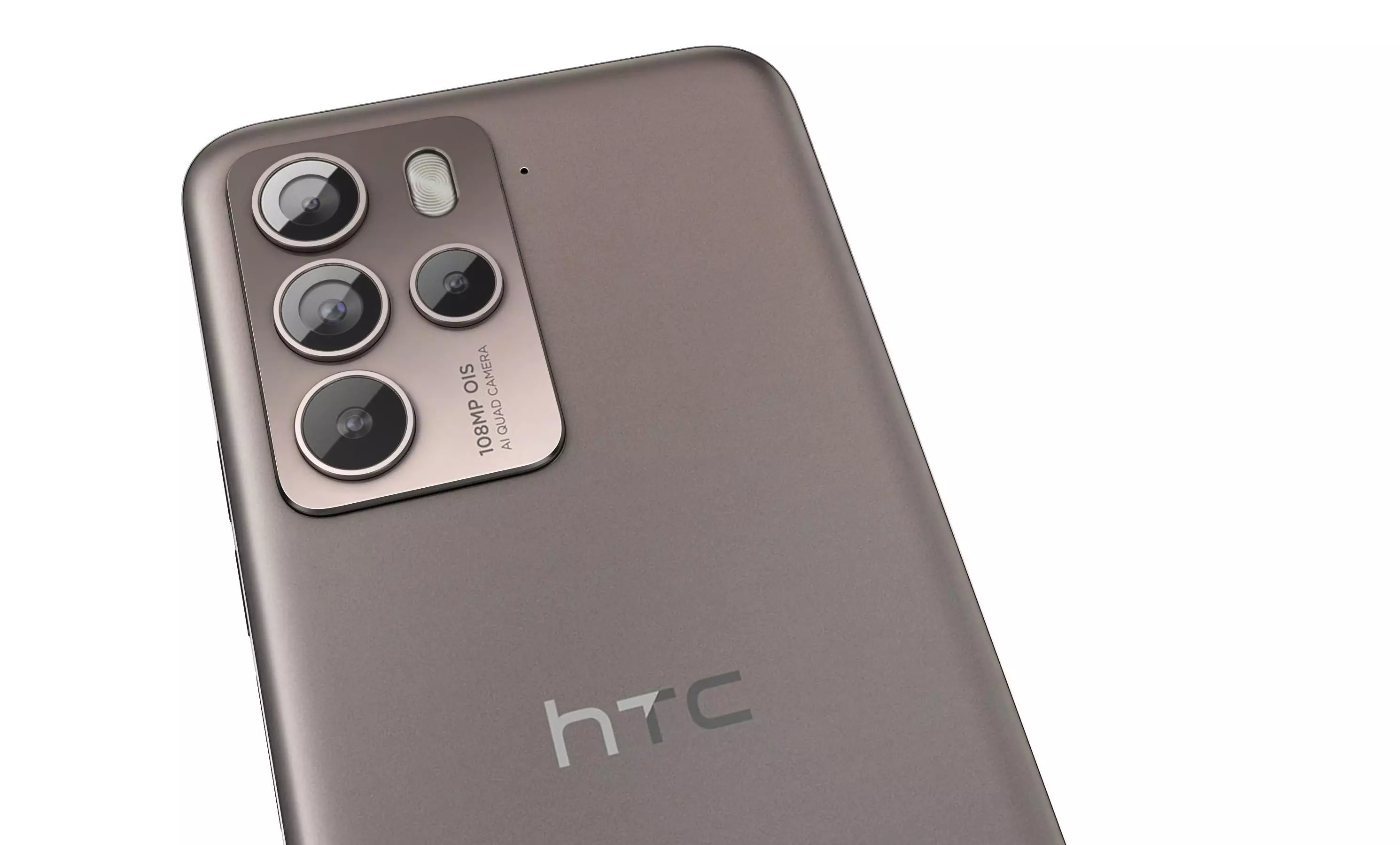 HTC U23 Pro Brown And White High Poly 3D model_18