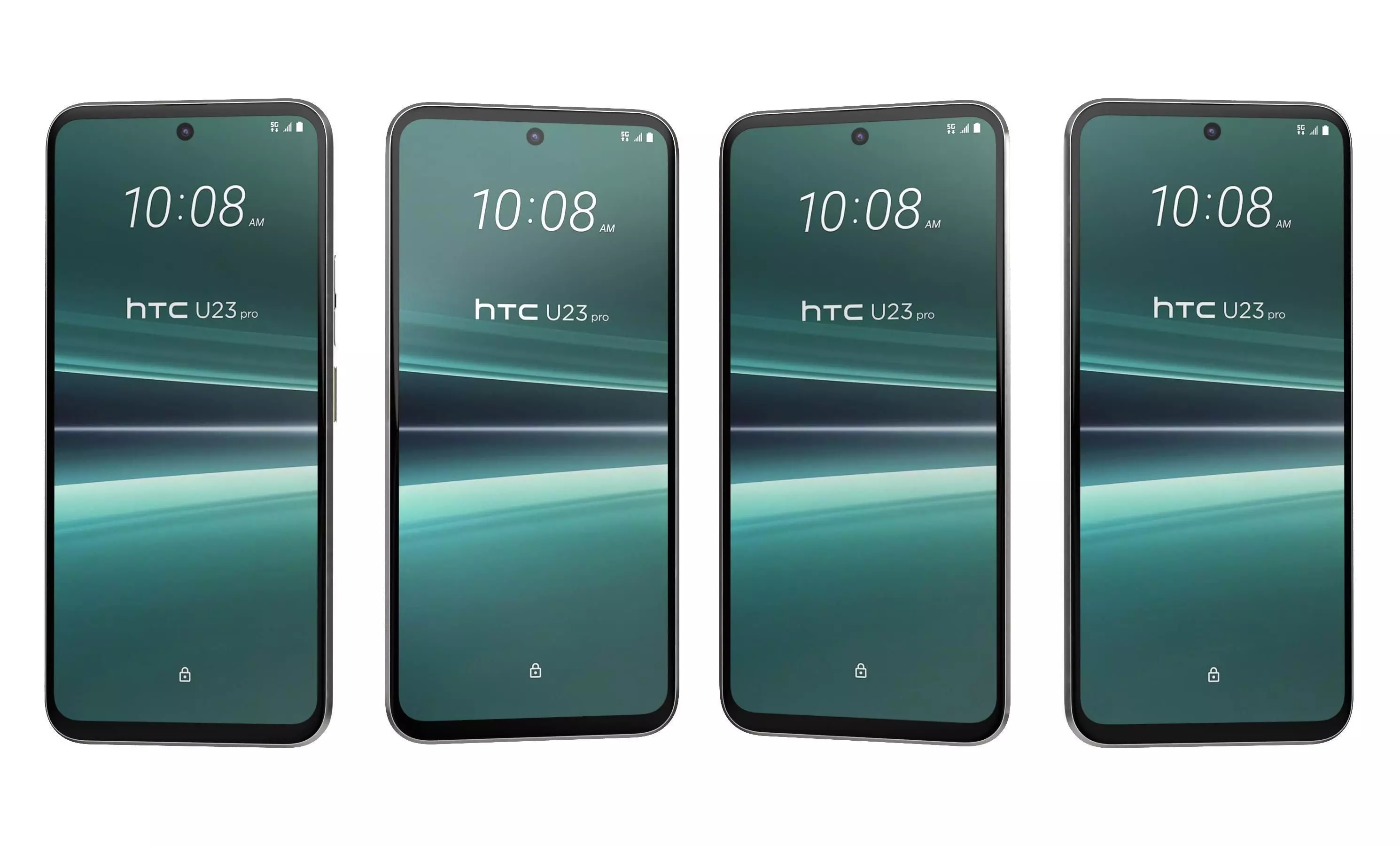 HTC U23 Pro Brown And White High Poly 3D model_23