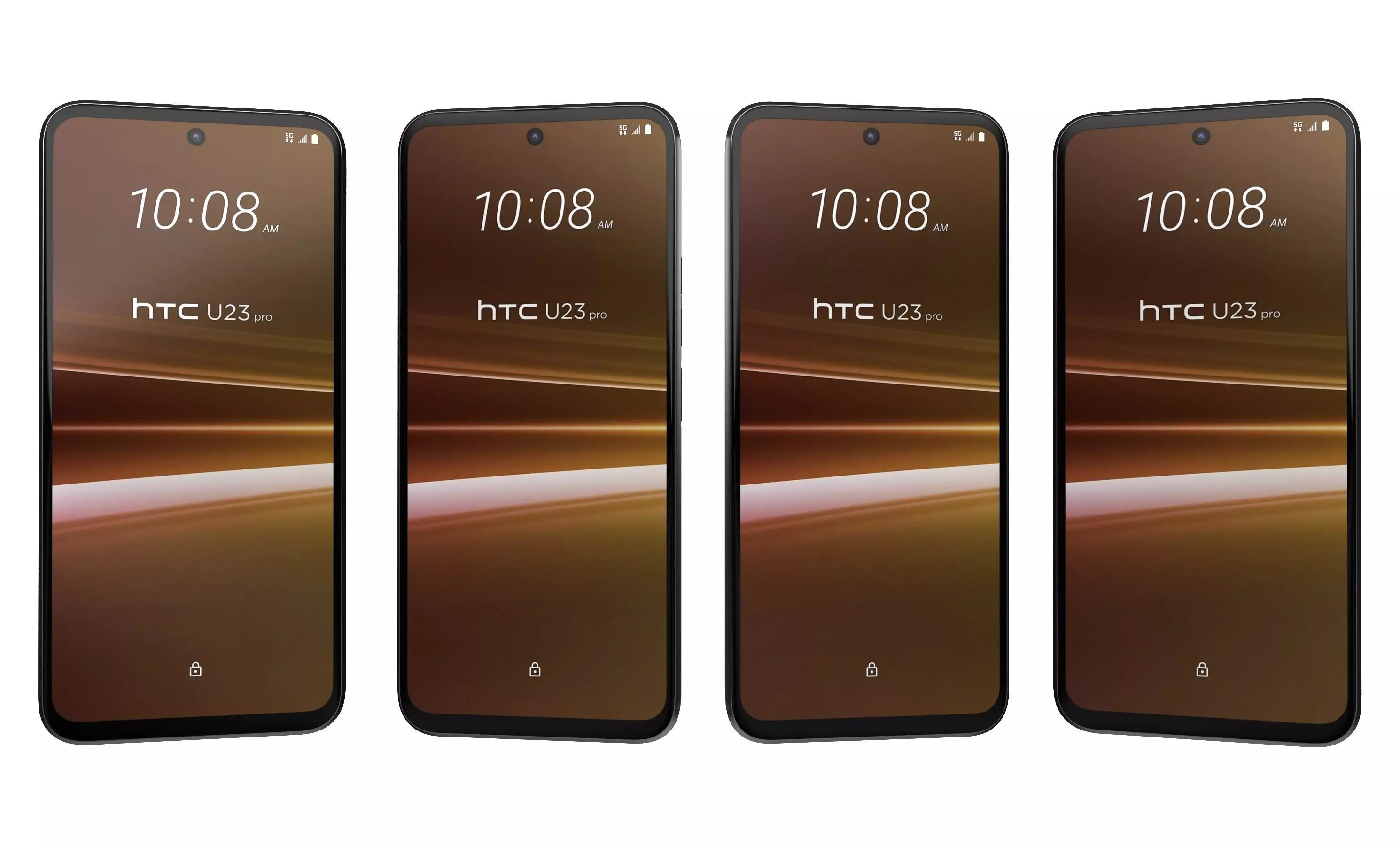 HTC U23 Pro Brown And White High Poly 3D model_27