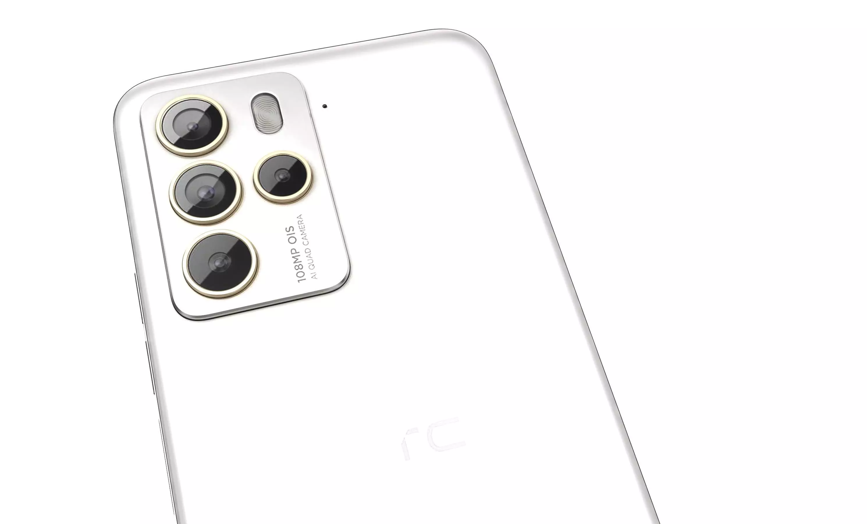 HTC U23 Pro Brown And White High Poly 3D model_30