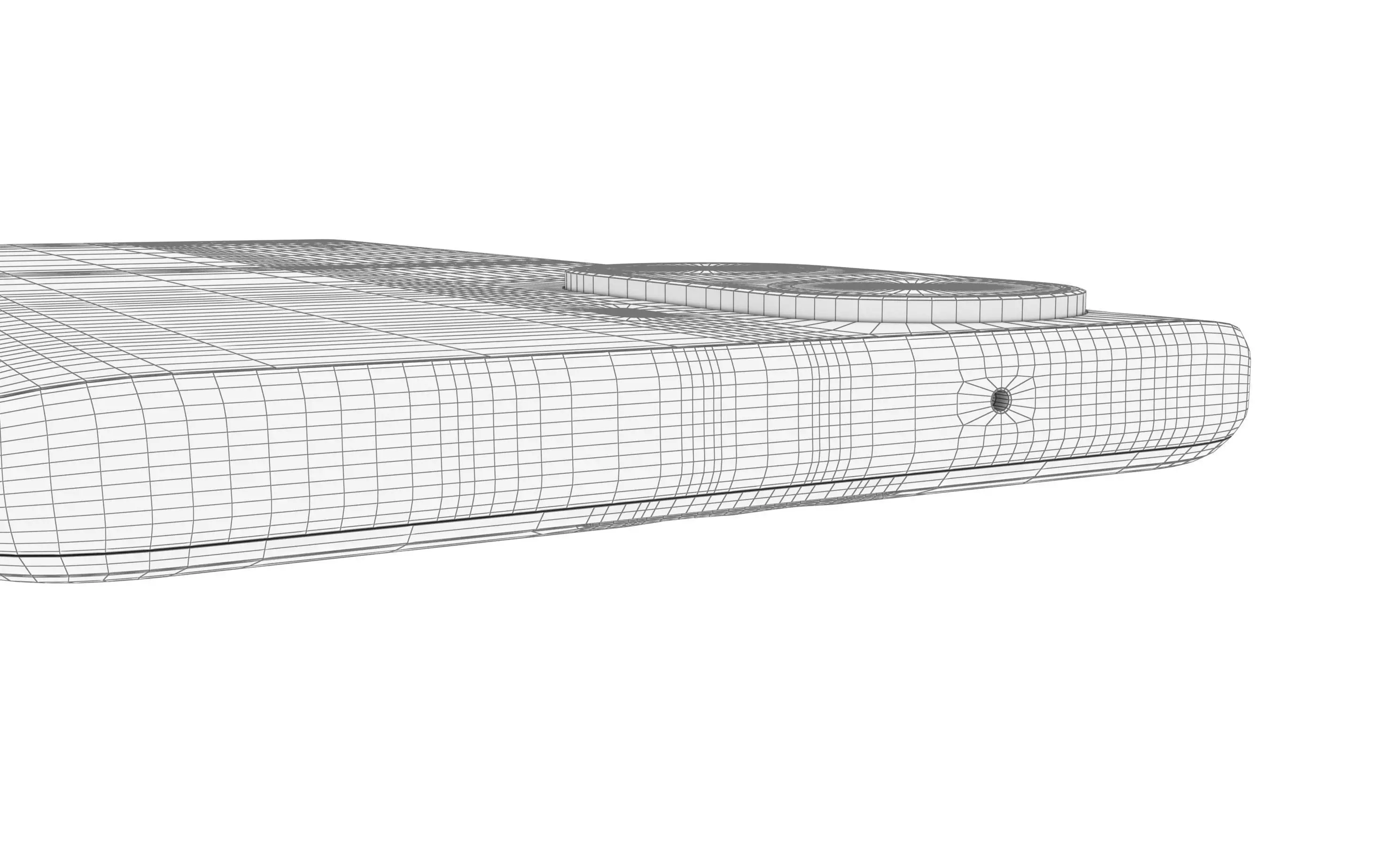 Huawei Enjoy 60 Blue High Poly 3D model_26