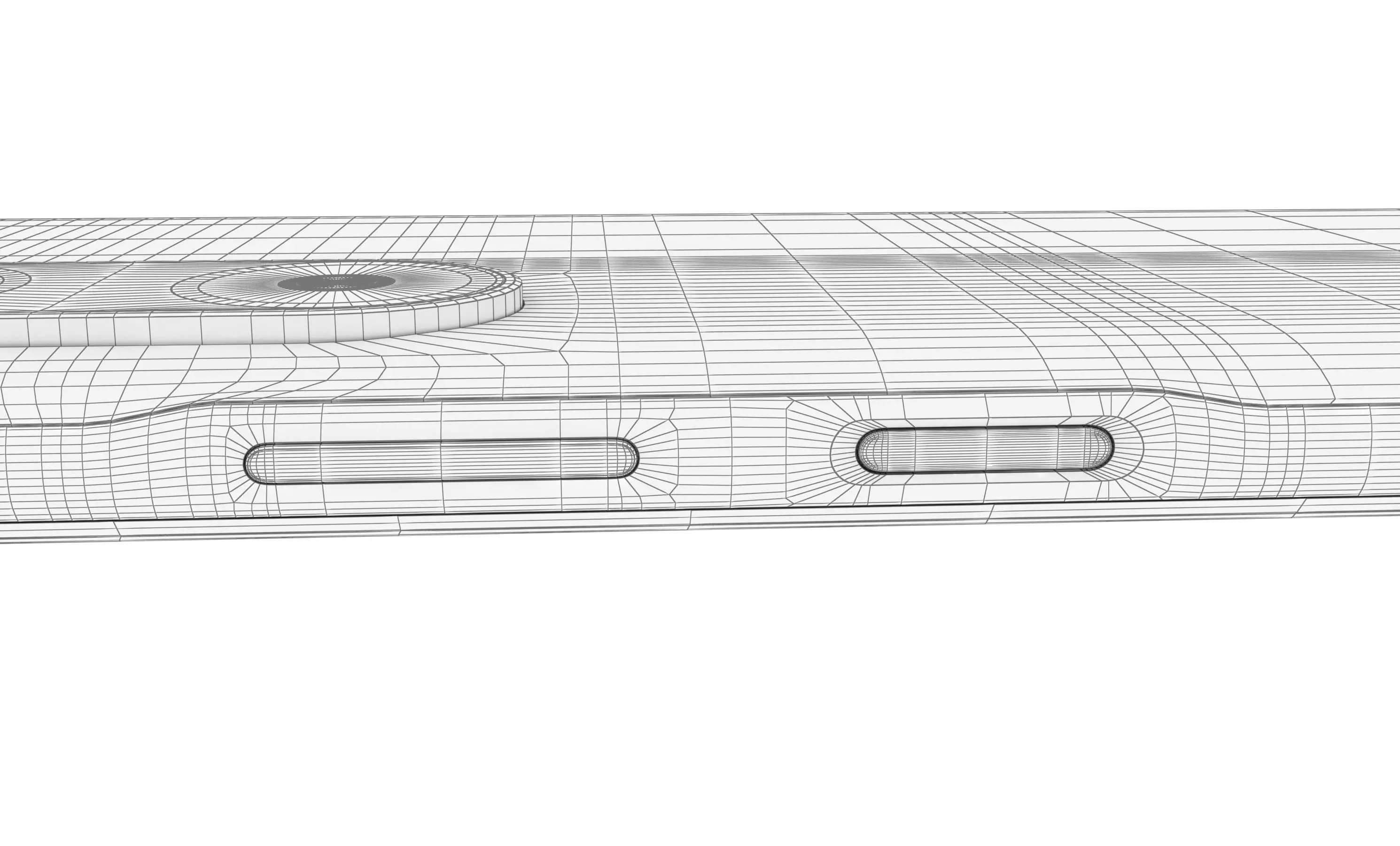 Huawei Enjoy 60 Blue High Poly 3D model_28