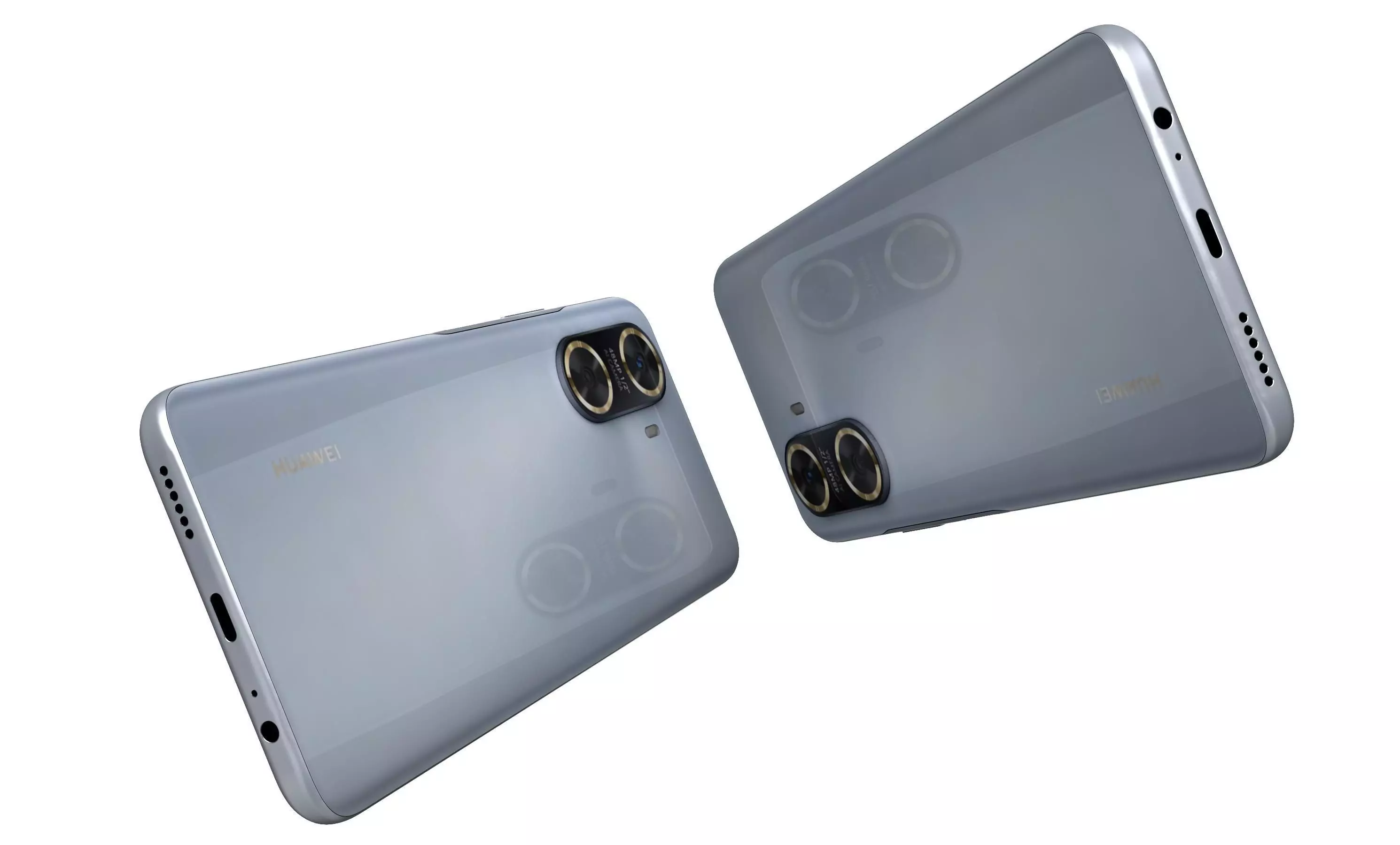 Huawei Enjoy 60 Blue High Poly 3D model_19