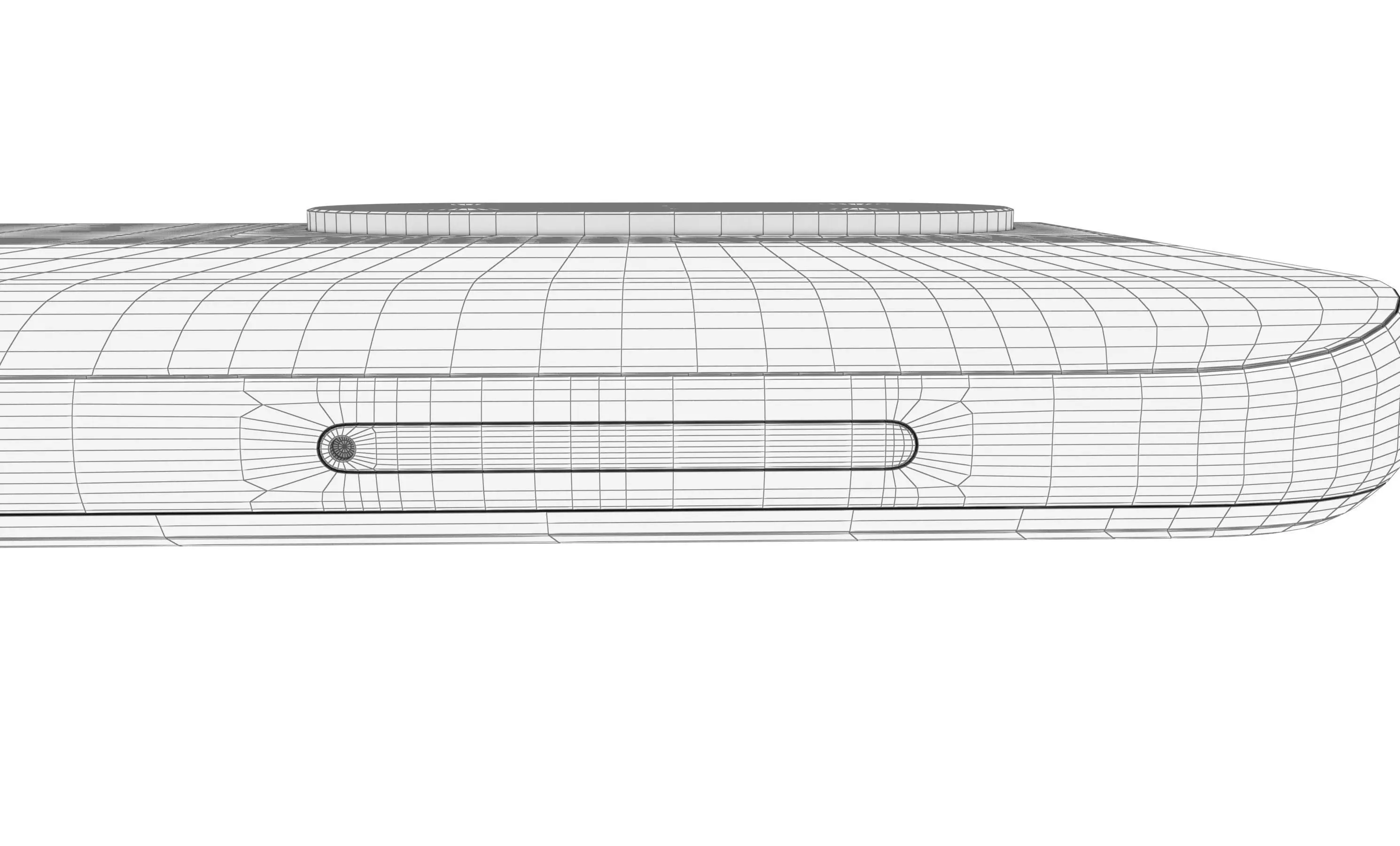 Huawei Enjoy 60 Blue High Poly 3D model_27