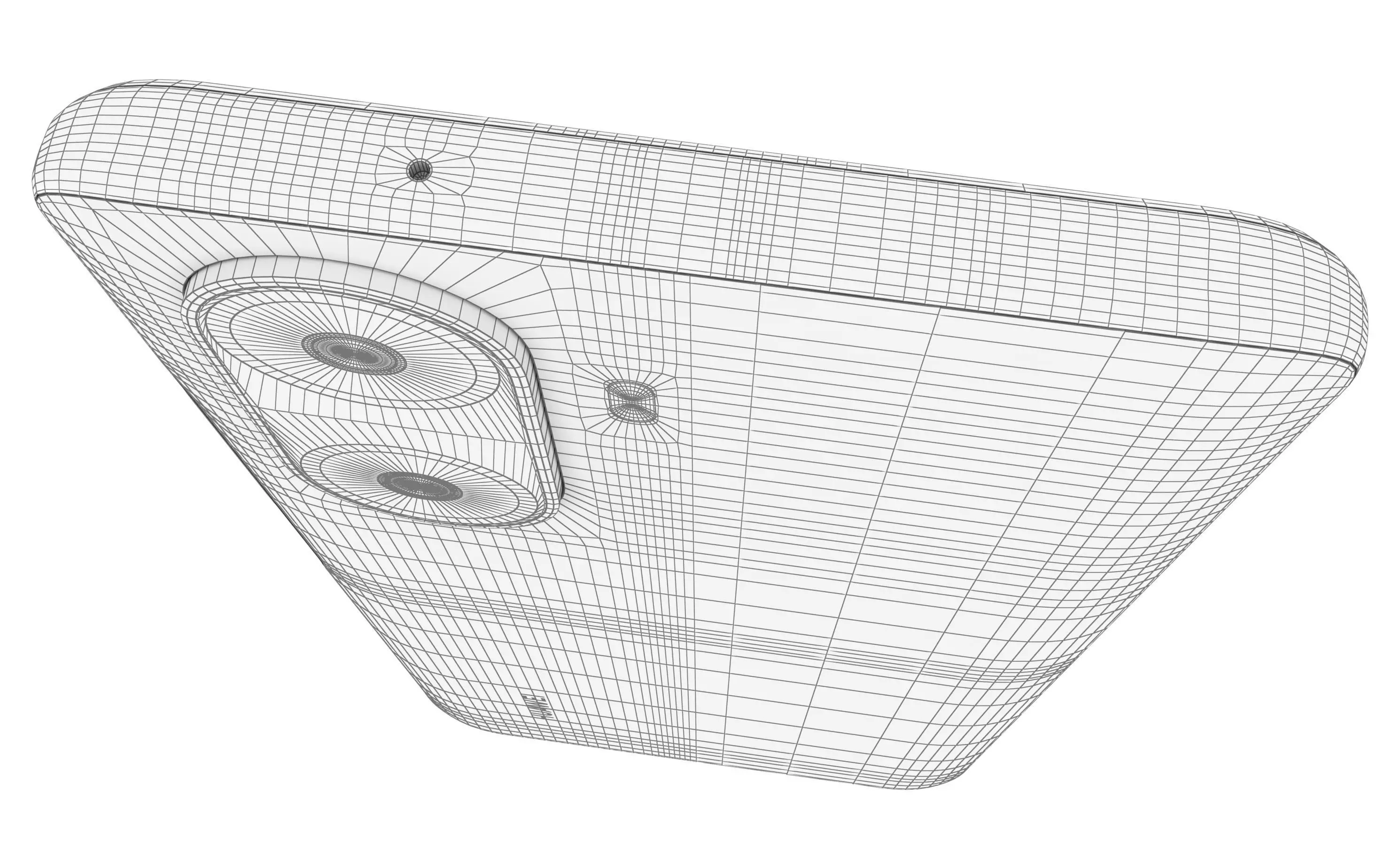 Huawei Enjoy 60 Blue High Poly 3D model_29