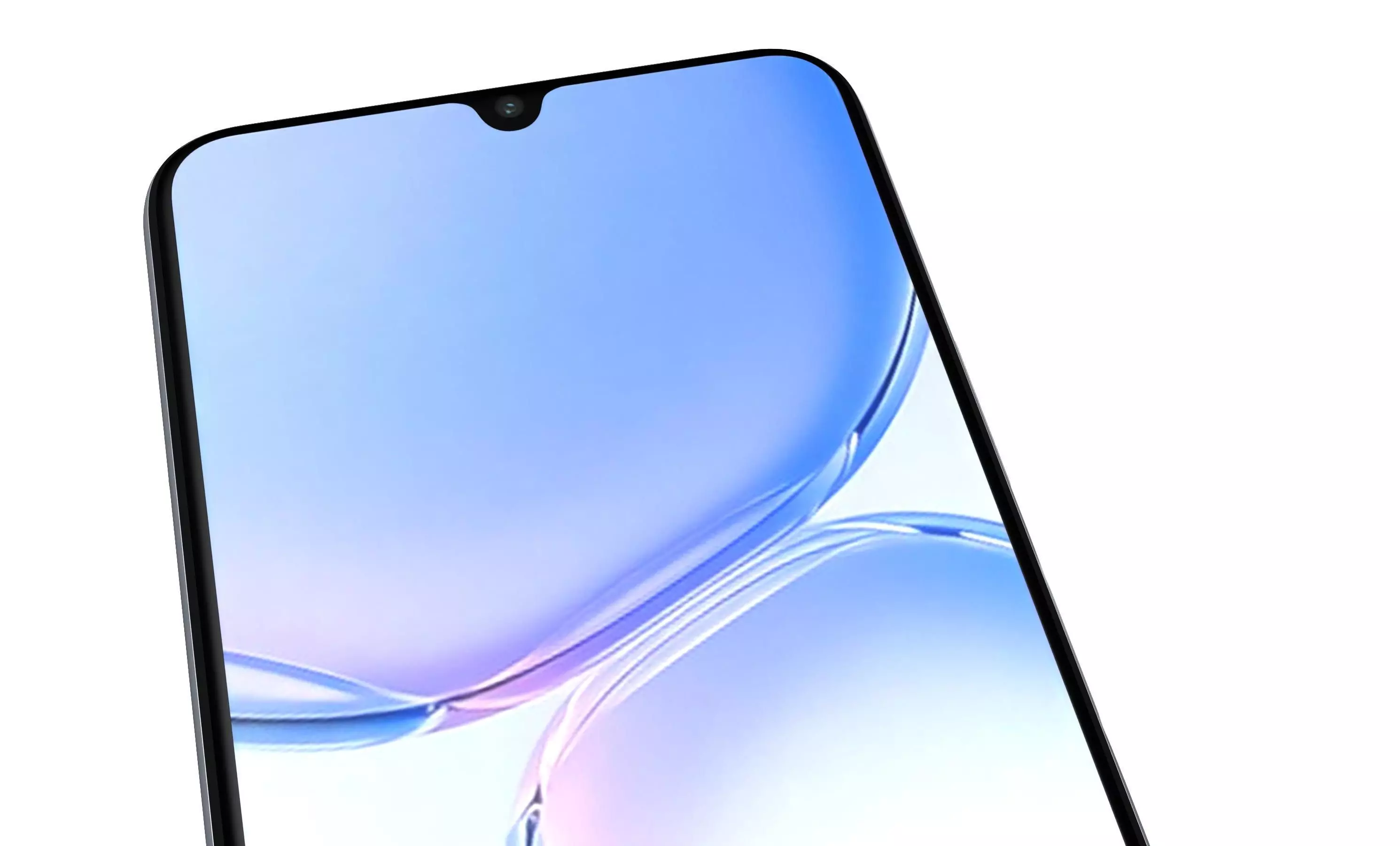 Huawei Enjoy 60 Blue High Poly 3D model_14