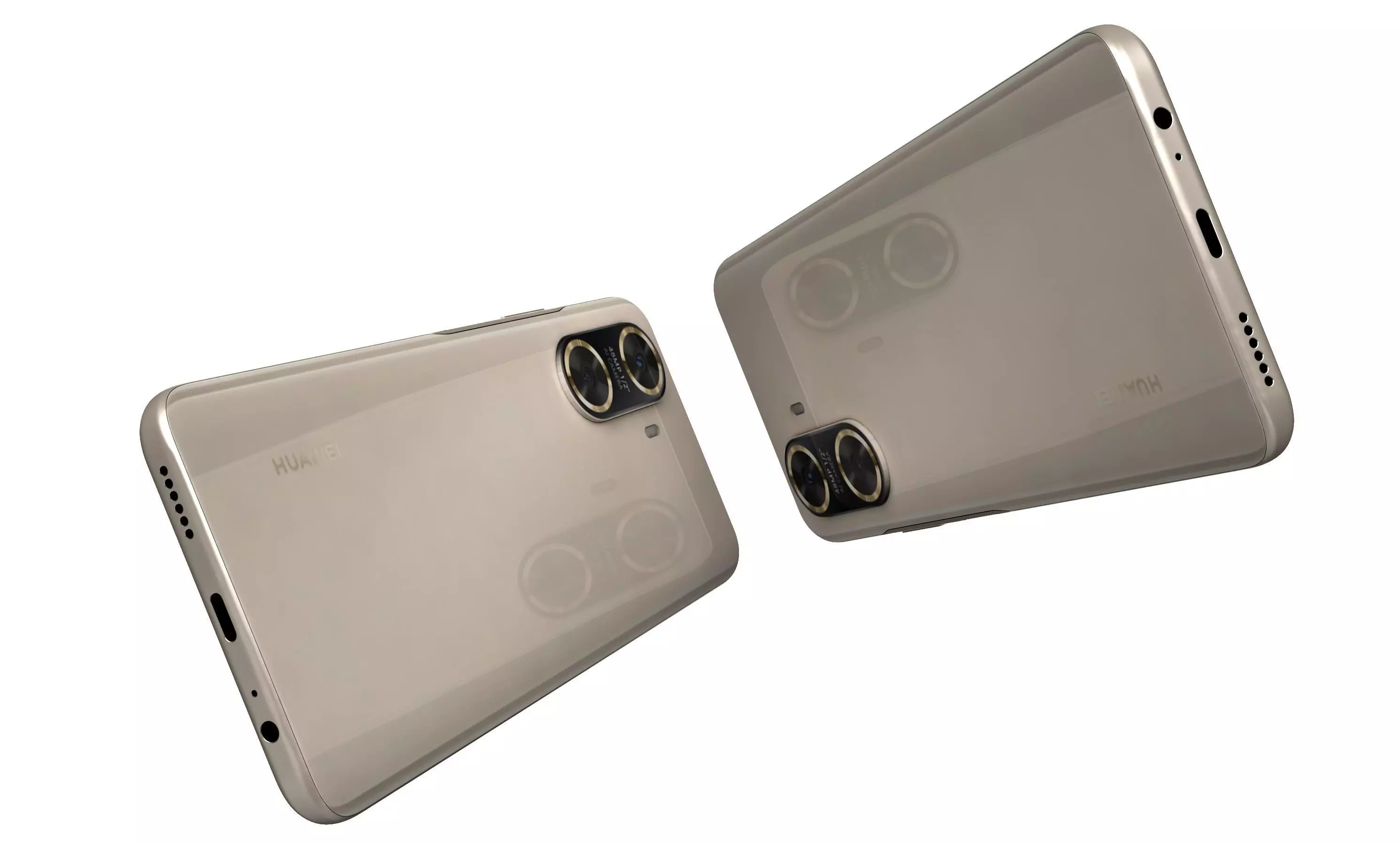 Huawei Enjoy 60 Gold High Poly 3D model_15