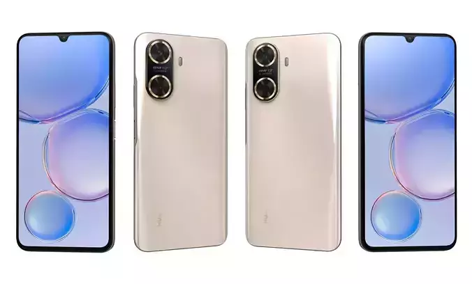 Huawei Enjoy 60 Gold High Poly 3D model Huawei Enjoy 60 Gold High Poly 3D model