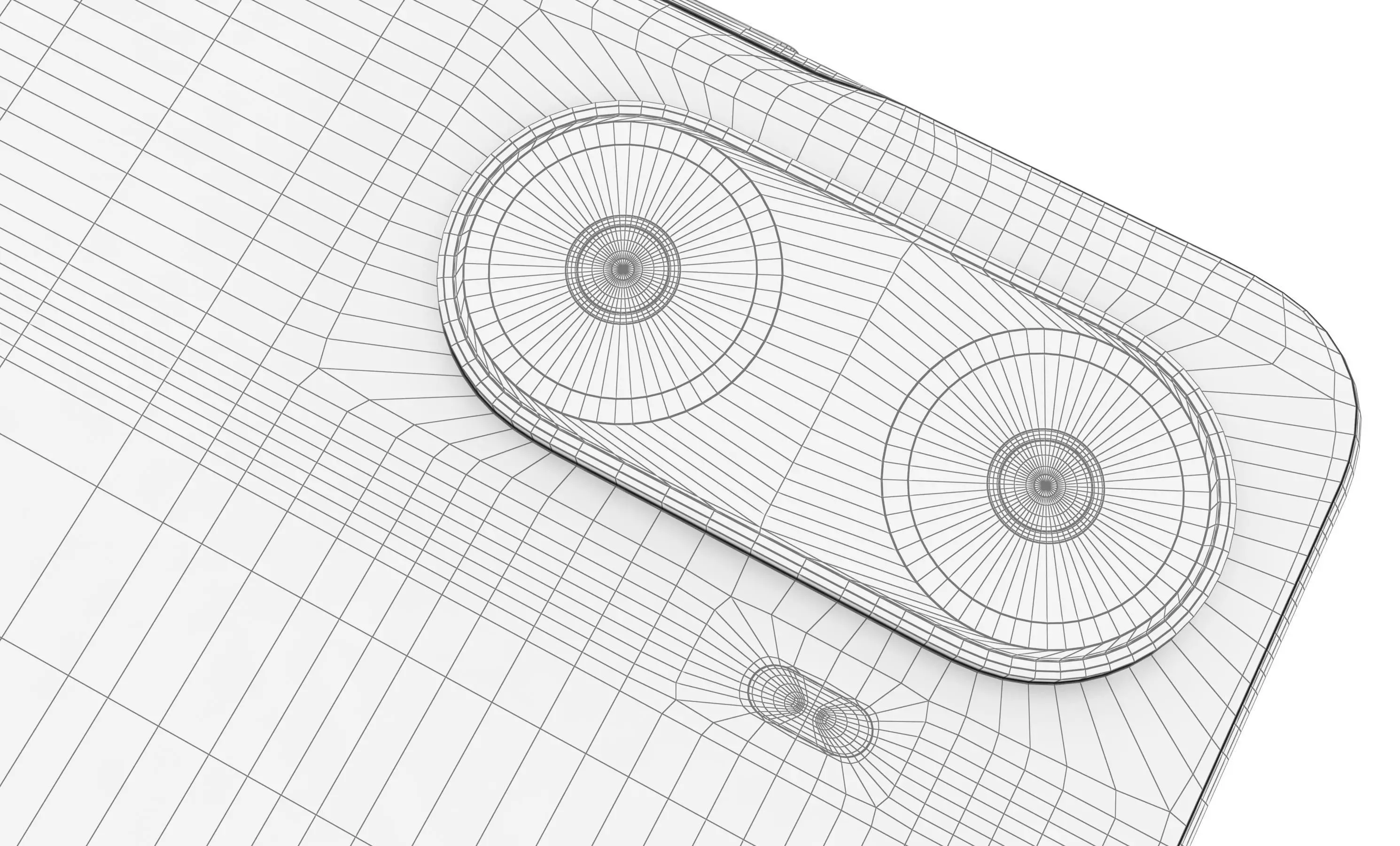 Huawei Enjoy 60 Gold High Poly 3D model_29