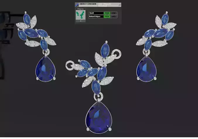 Diamond Accented Fluted Hoop Half Set js0026