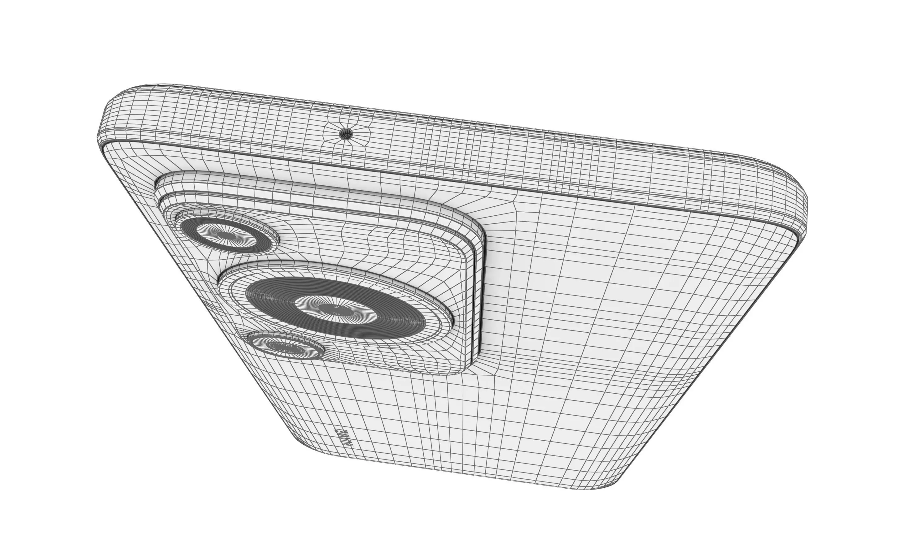 Huawei Enjoy 70 White High Poly 3D model_13