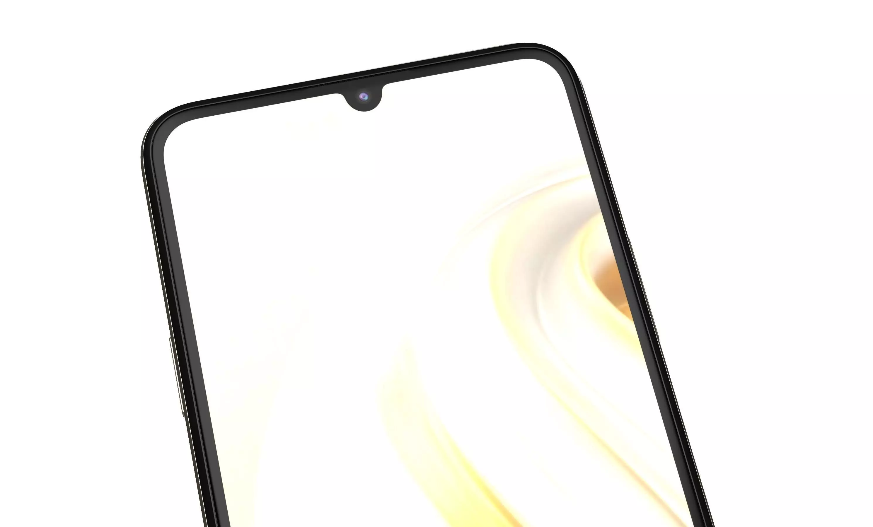 Huawei Enjoy 70 White High Poly 3D model_8