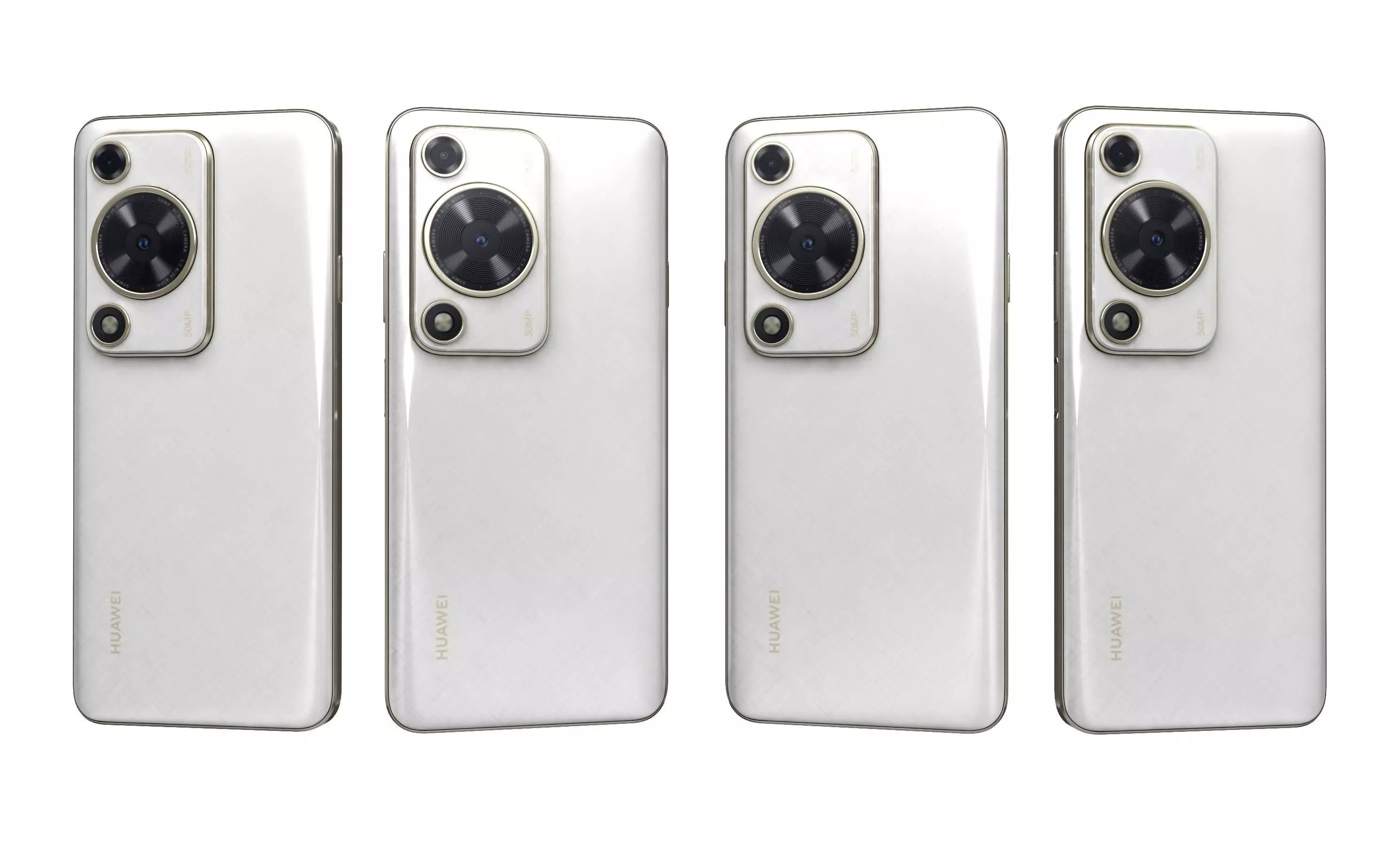 Huawei Enjoy 70 White High Poly 3D model_26