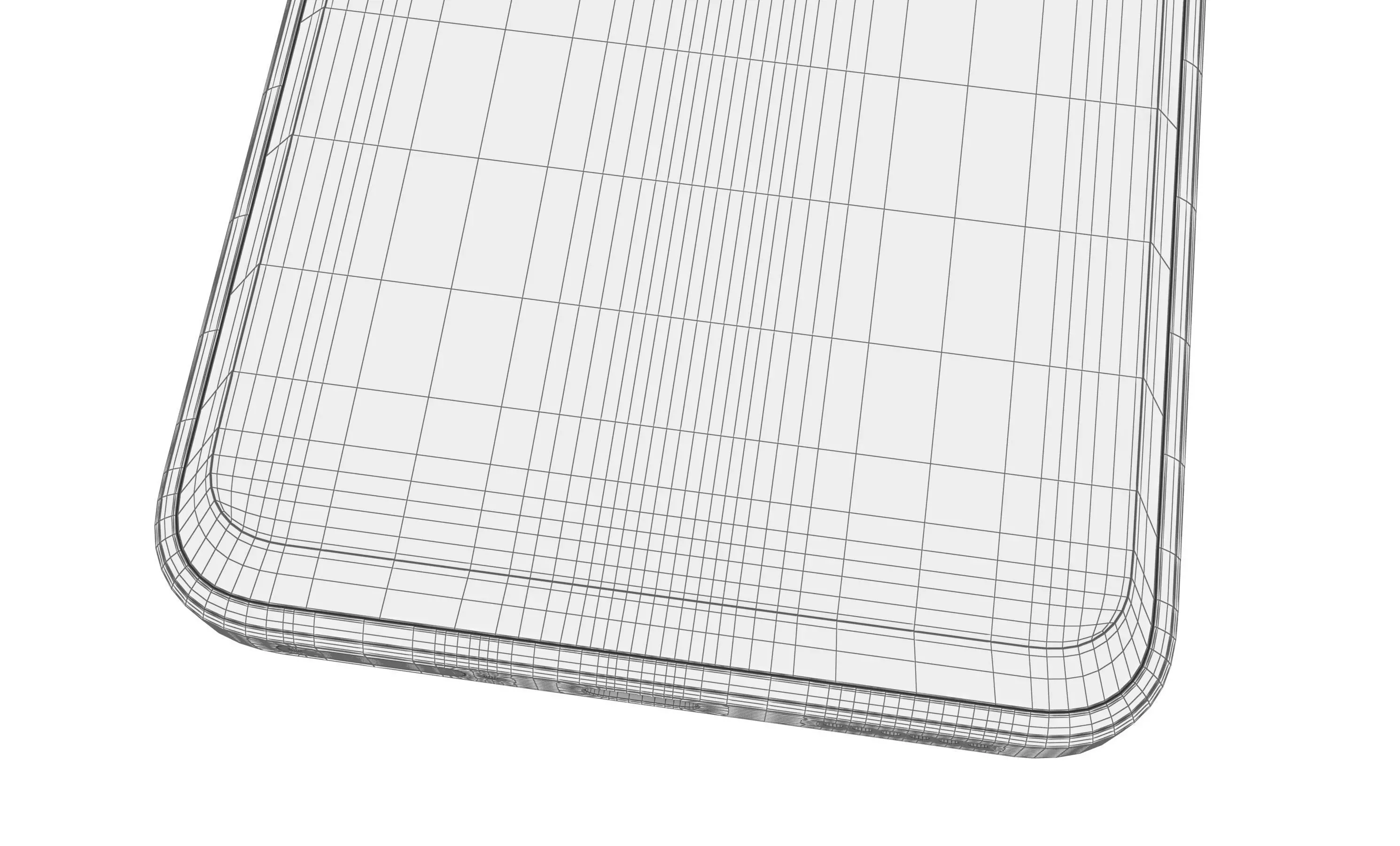 Huawei Enjoy 70 White High Poly 3D model_18