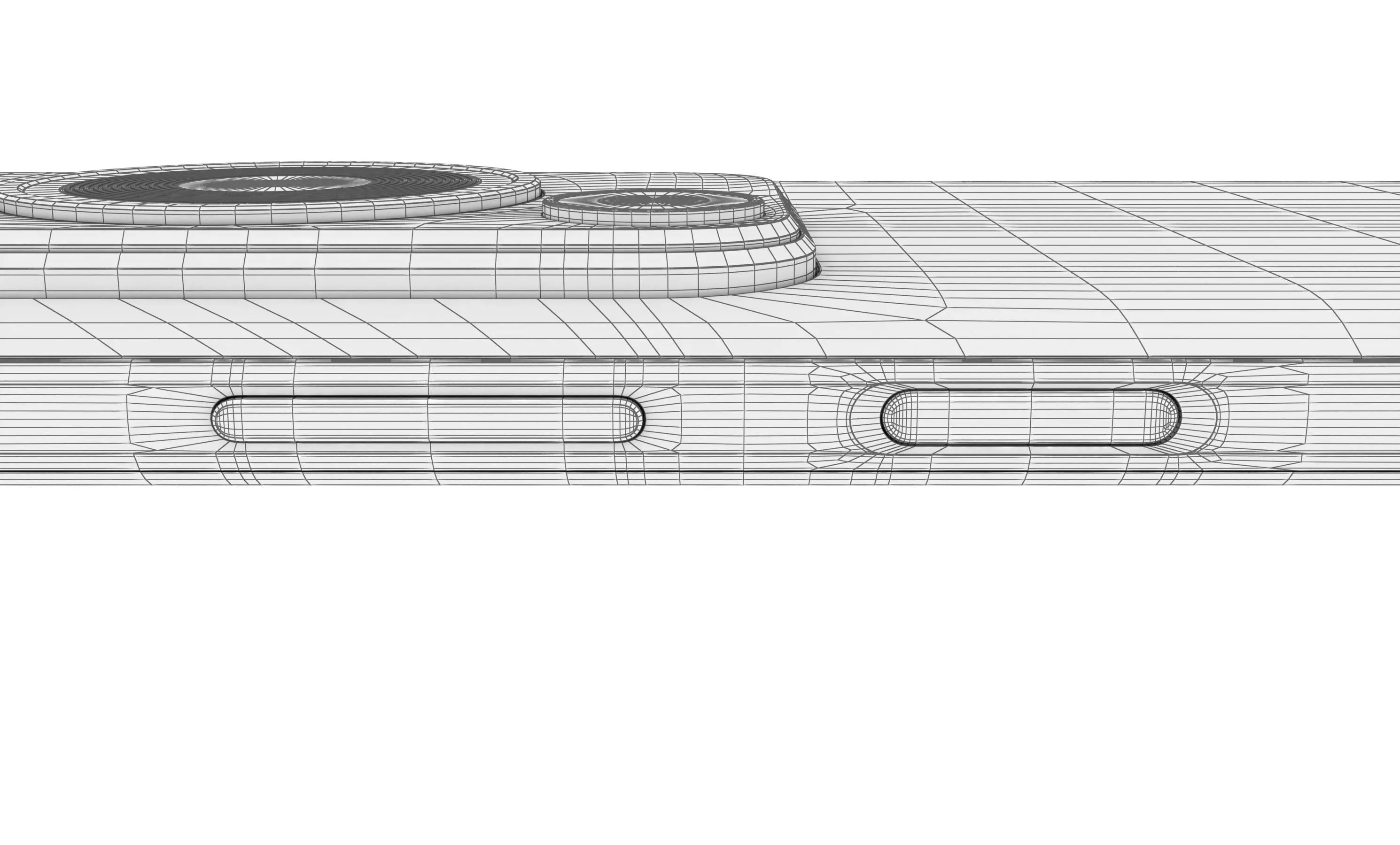 Huawei Enjoy 70 White High Poly 3D model_23