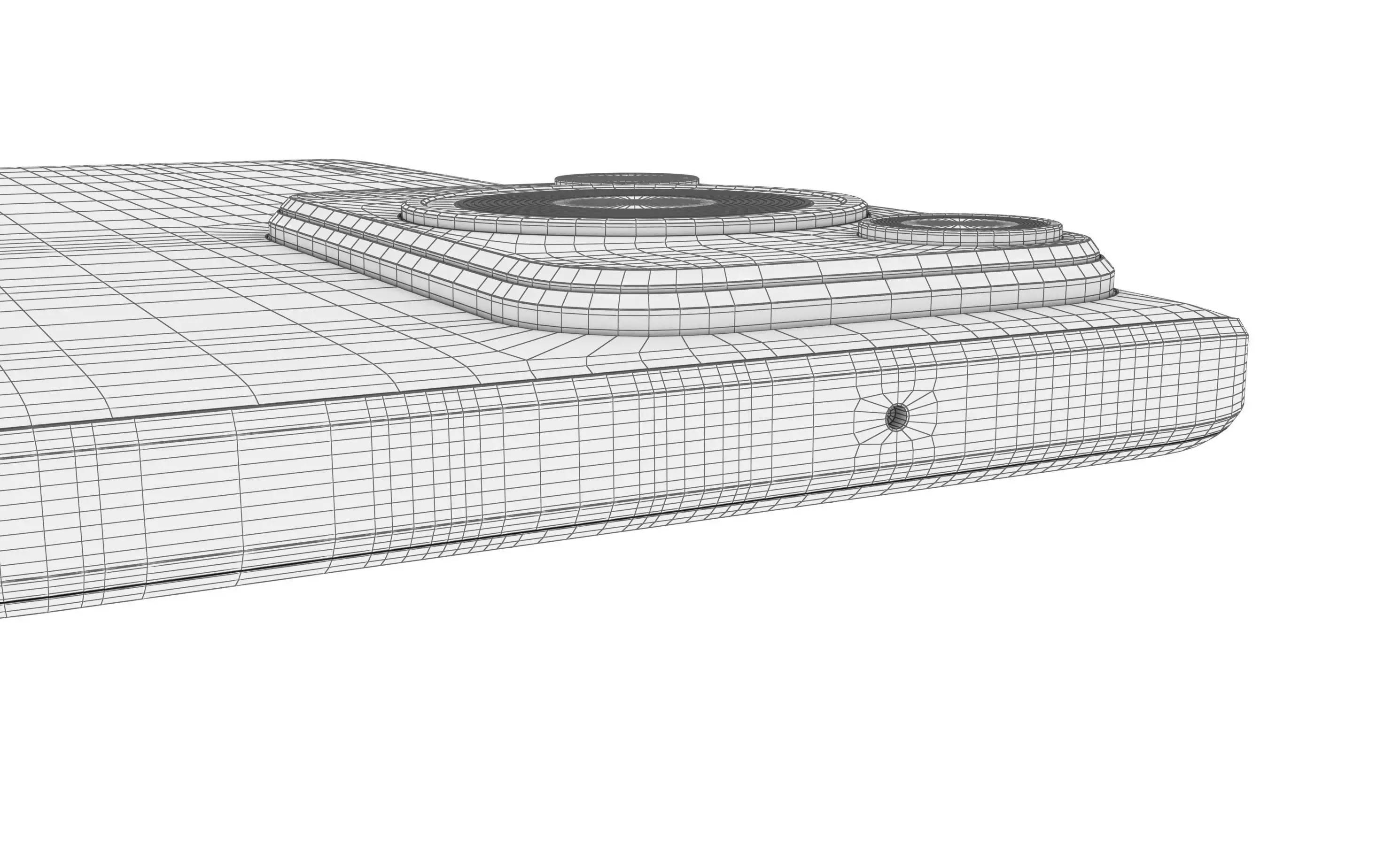 Huawei Enjoy 70 White High Poly 3D model_20