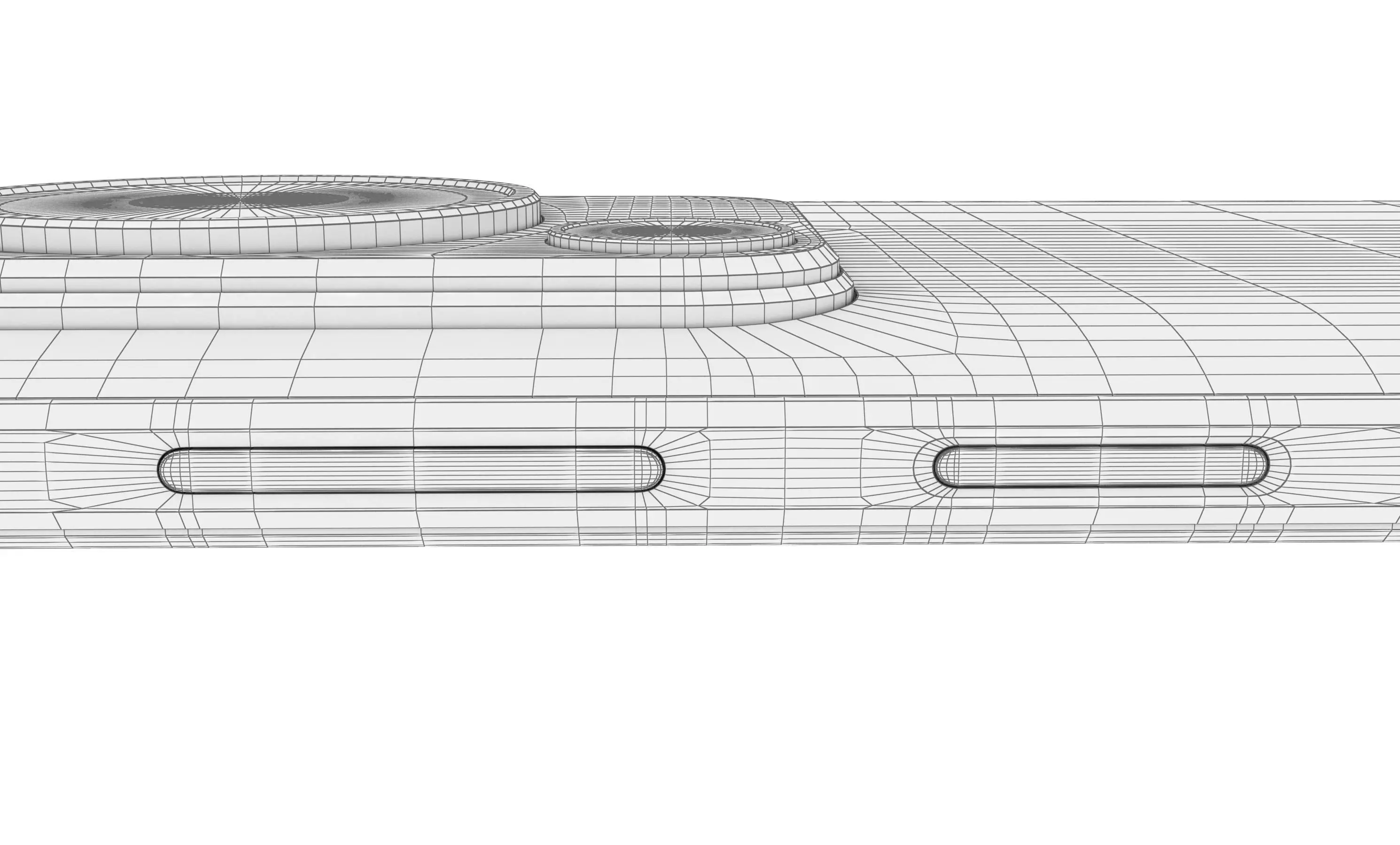 Huawei Enjoy 70S Ice blue High Poly 3D model_23