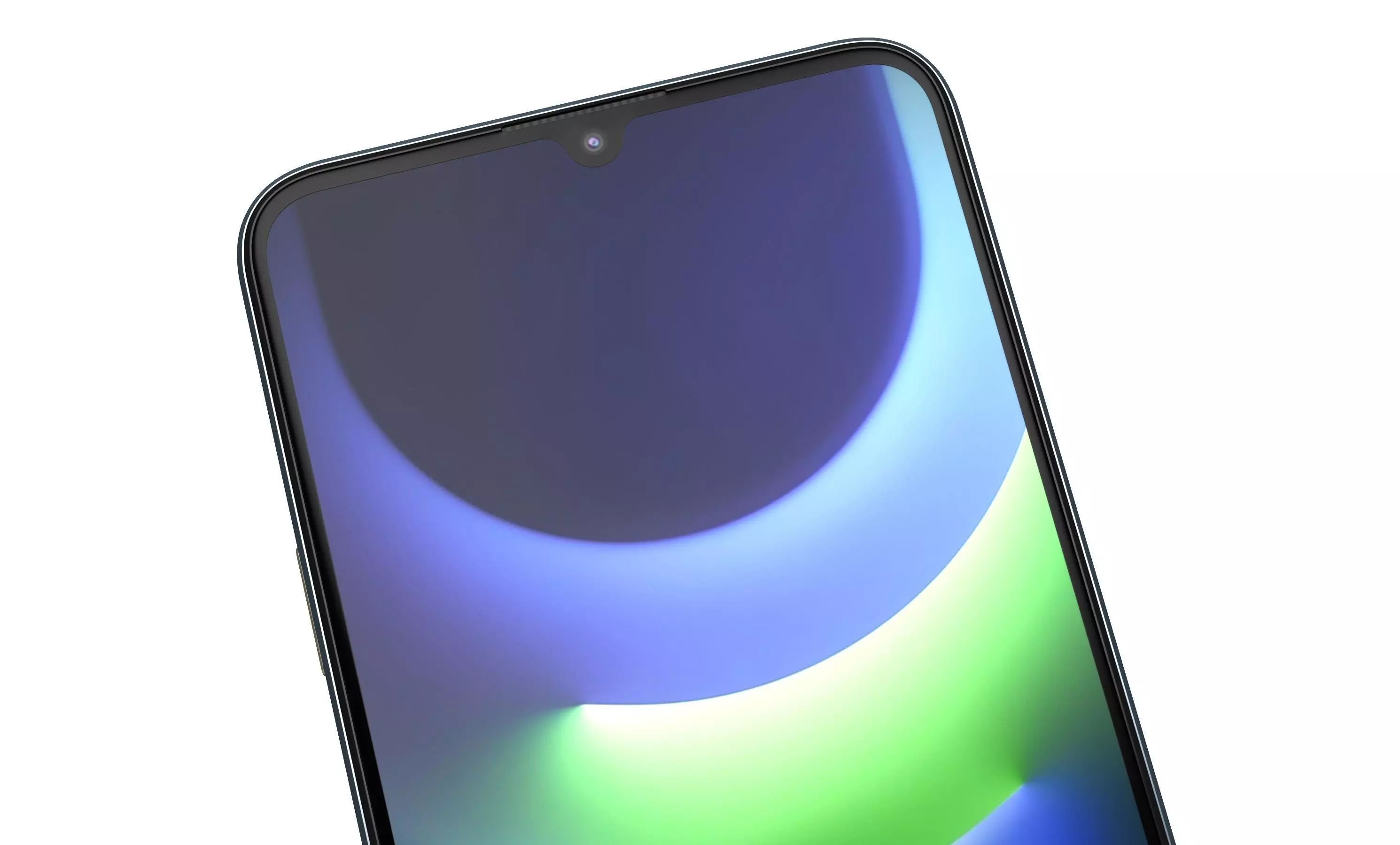 Huawei Enjoy 70S Ice blue High Poly 3D model_8