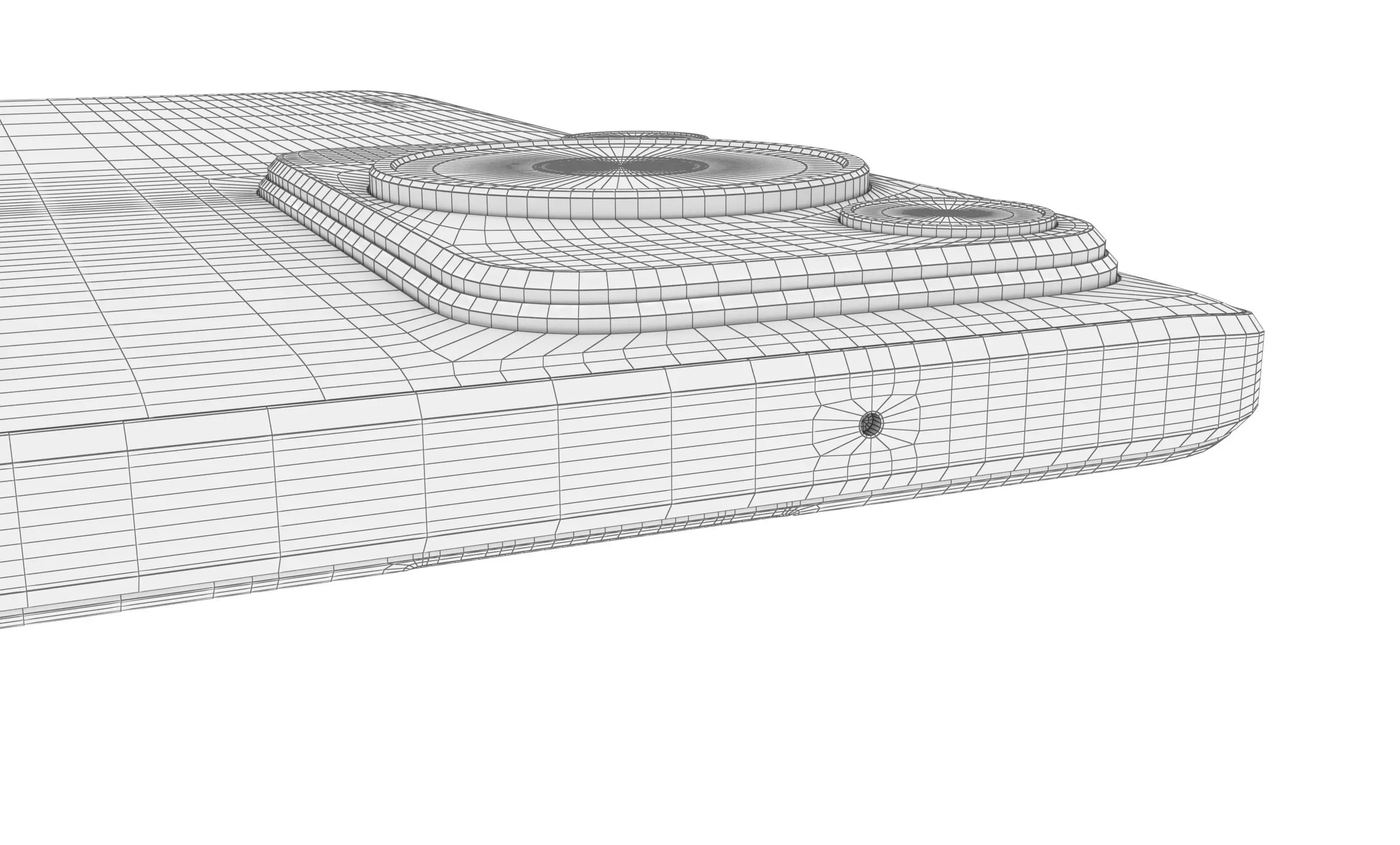 Huawei Enjoy 70S Ice blue High Poly 3D model_19