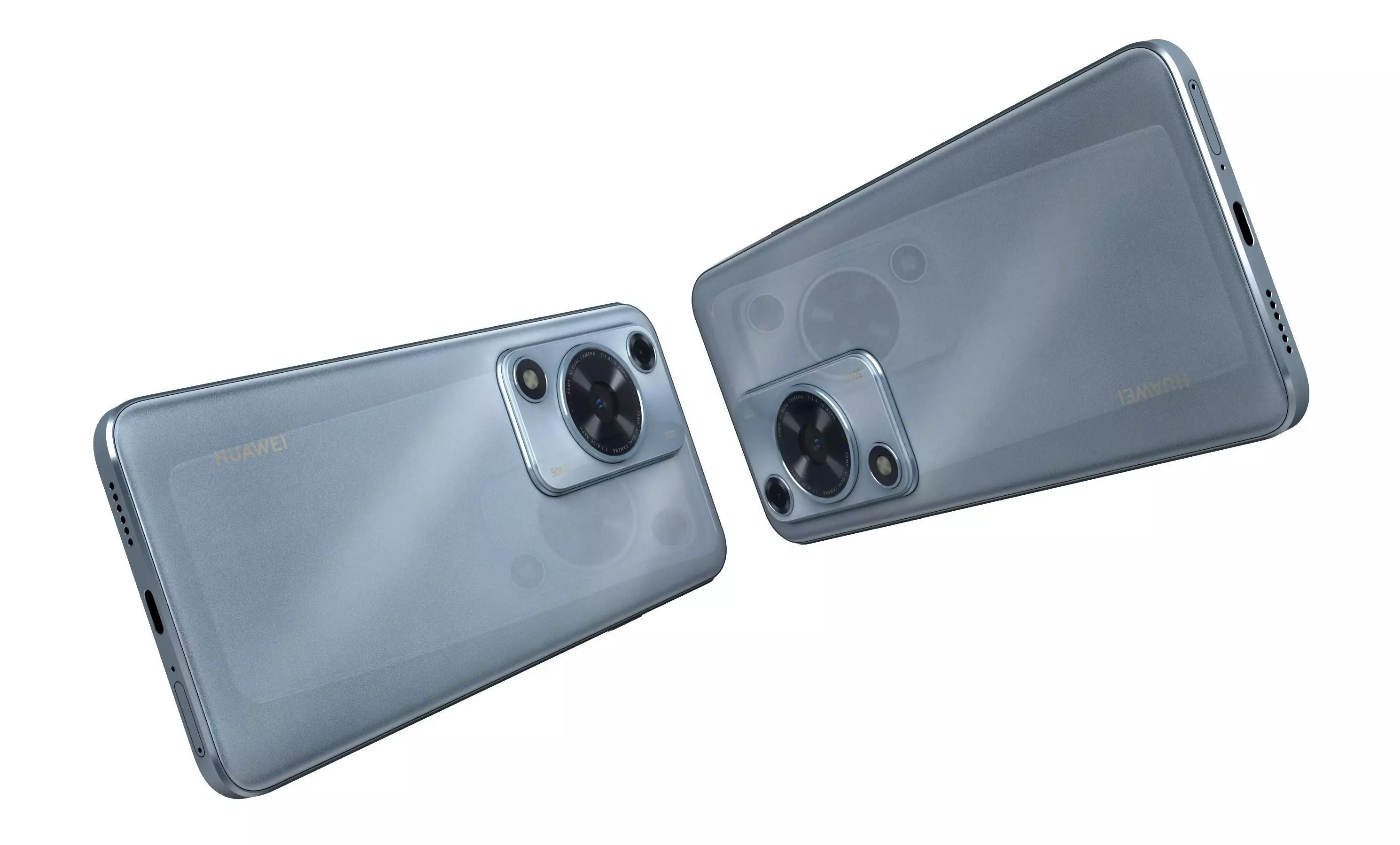 Huawei Enjoy 70S Ice blue High Poly 3D model_4