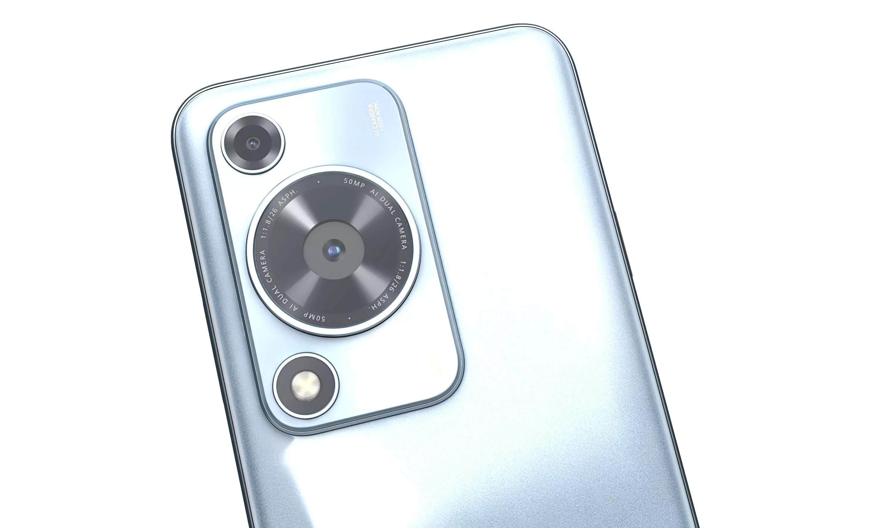 Huawei Enjoy 70S Ice blue High Poly 3D model_9