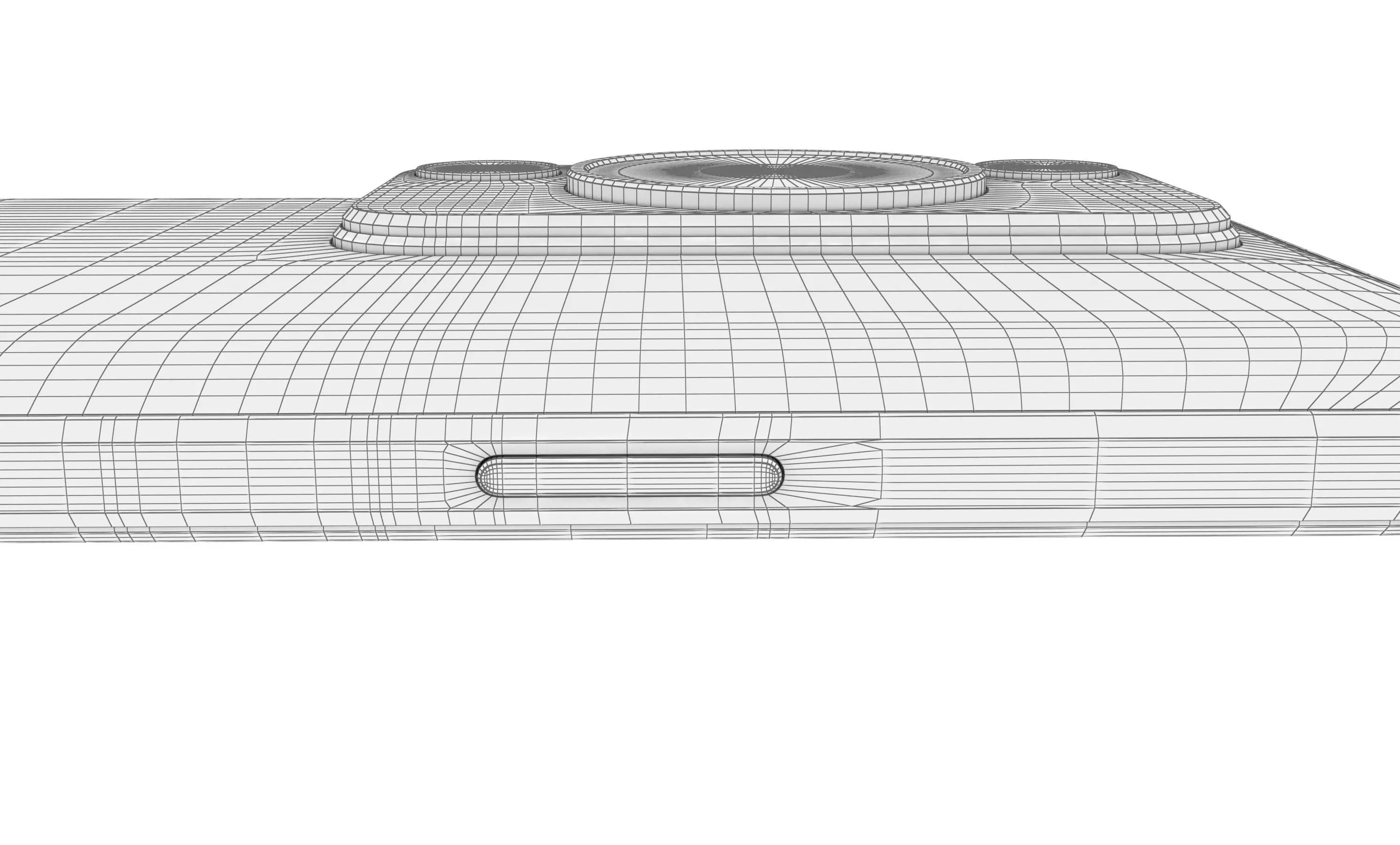 Huawei Enjoy 70S Ice blue High Poly 3D model_21