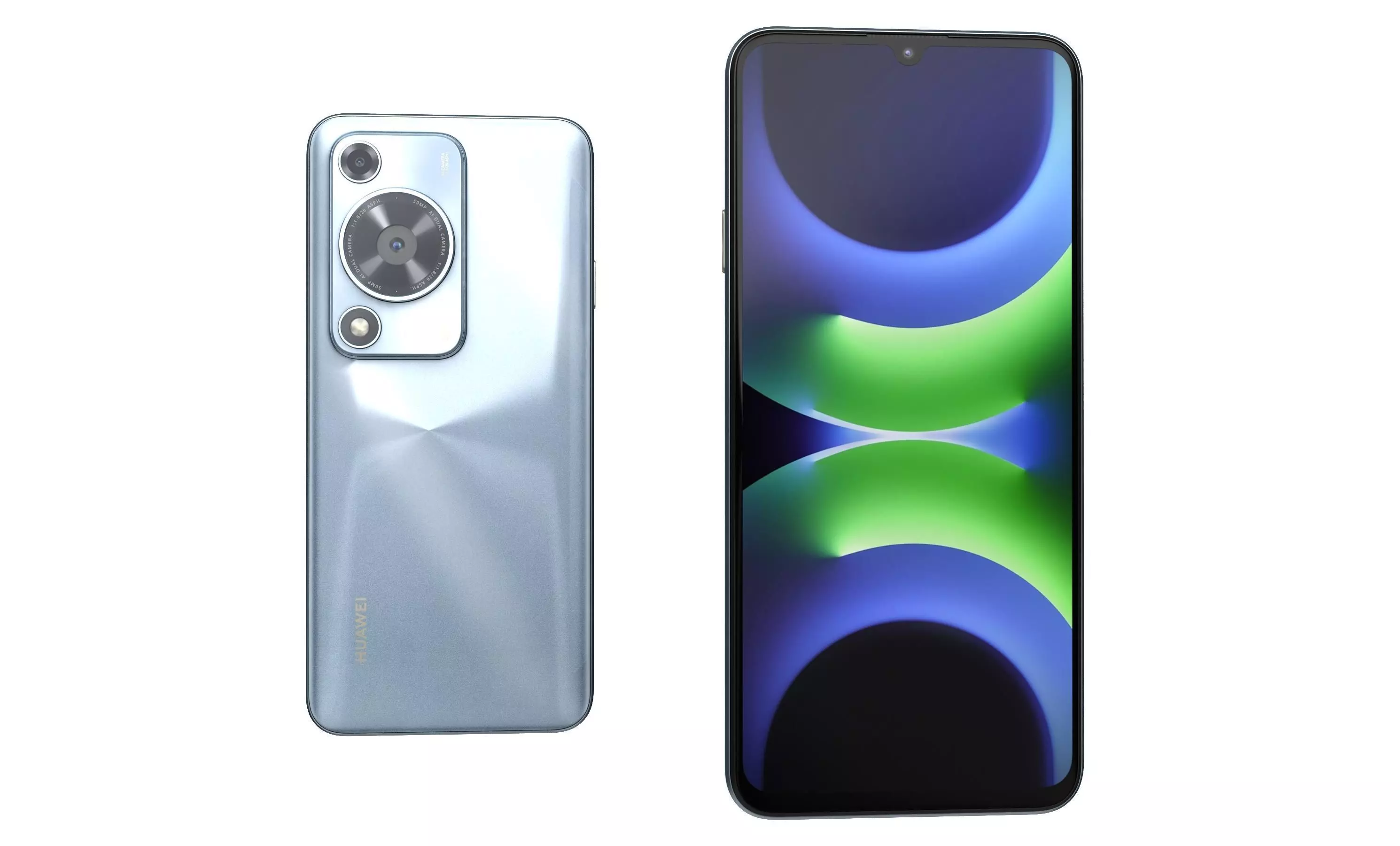 Huawei Enjoy 70S Ice blue High Poly 3D model_30