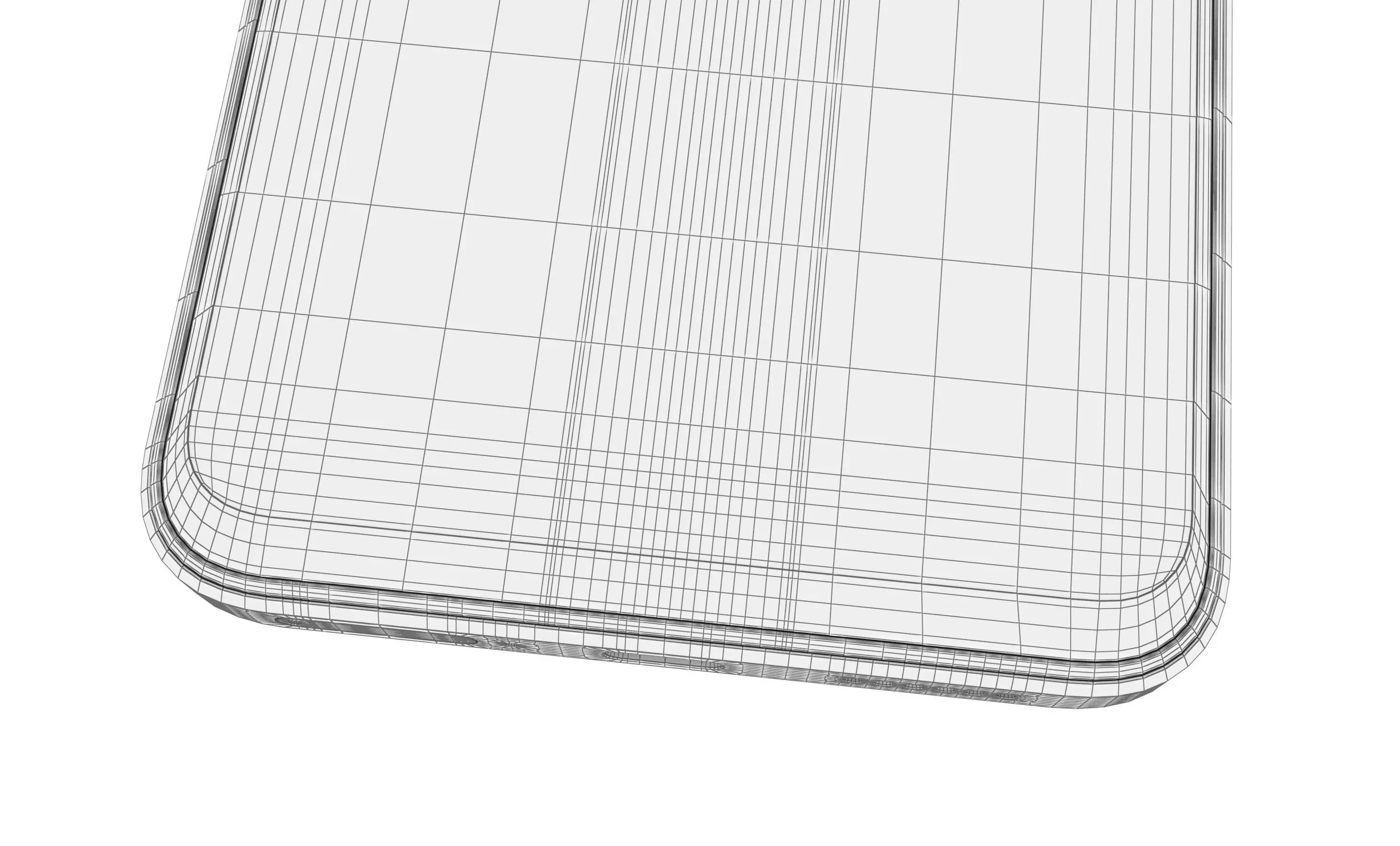 Huawei Enjoy 70S Ice blue High Poly 3D model_17