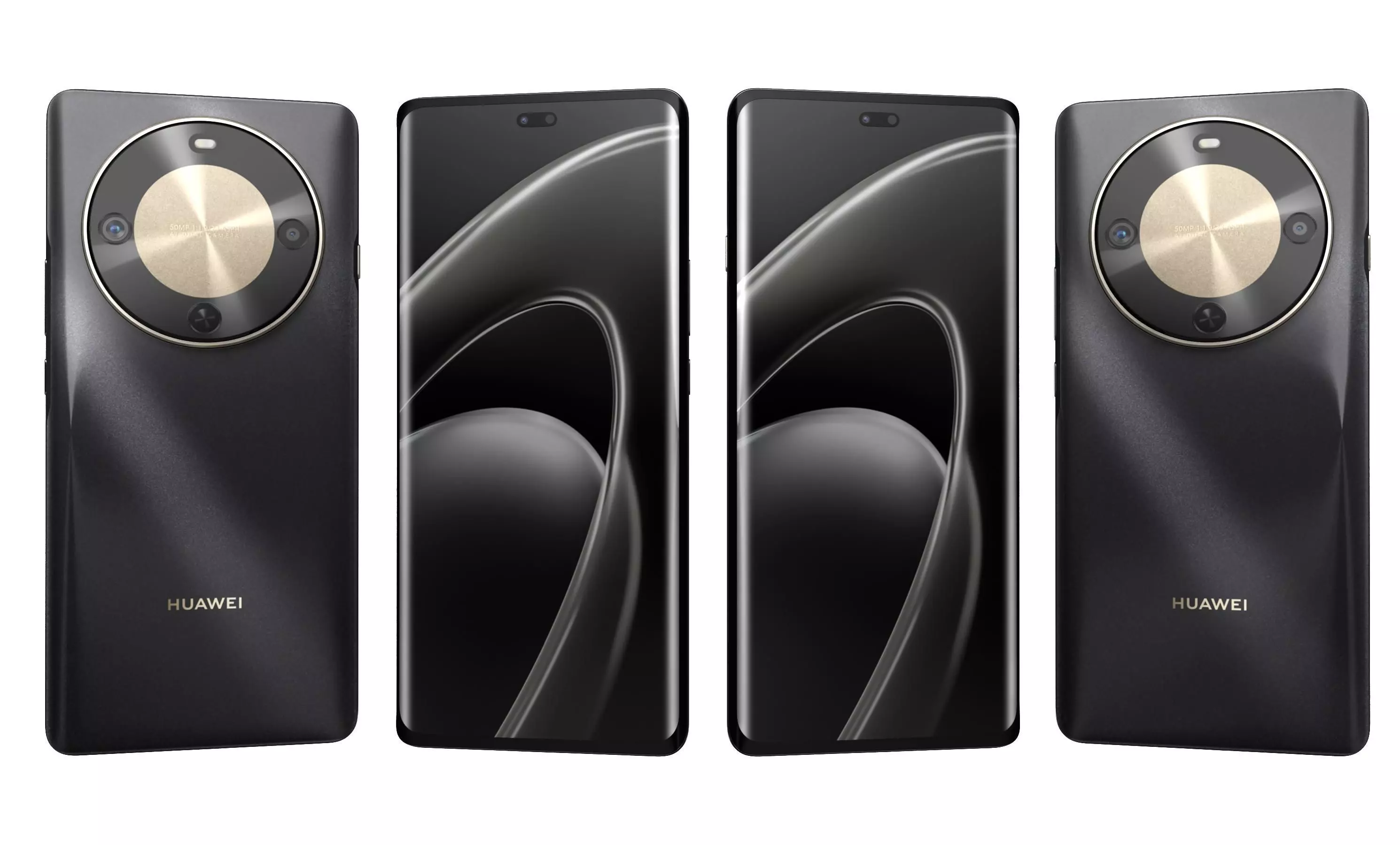 Huawei Enjoy 70X Black High Poly 3D model_0