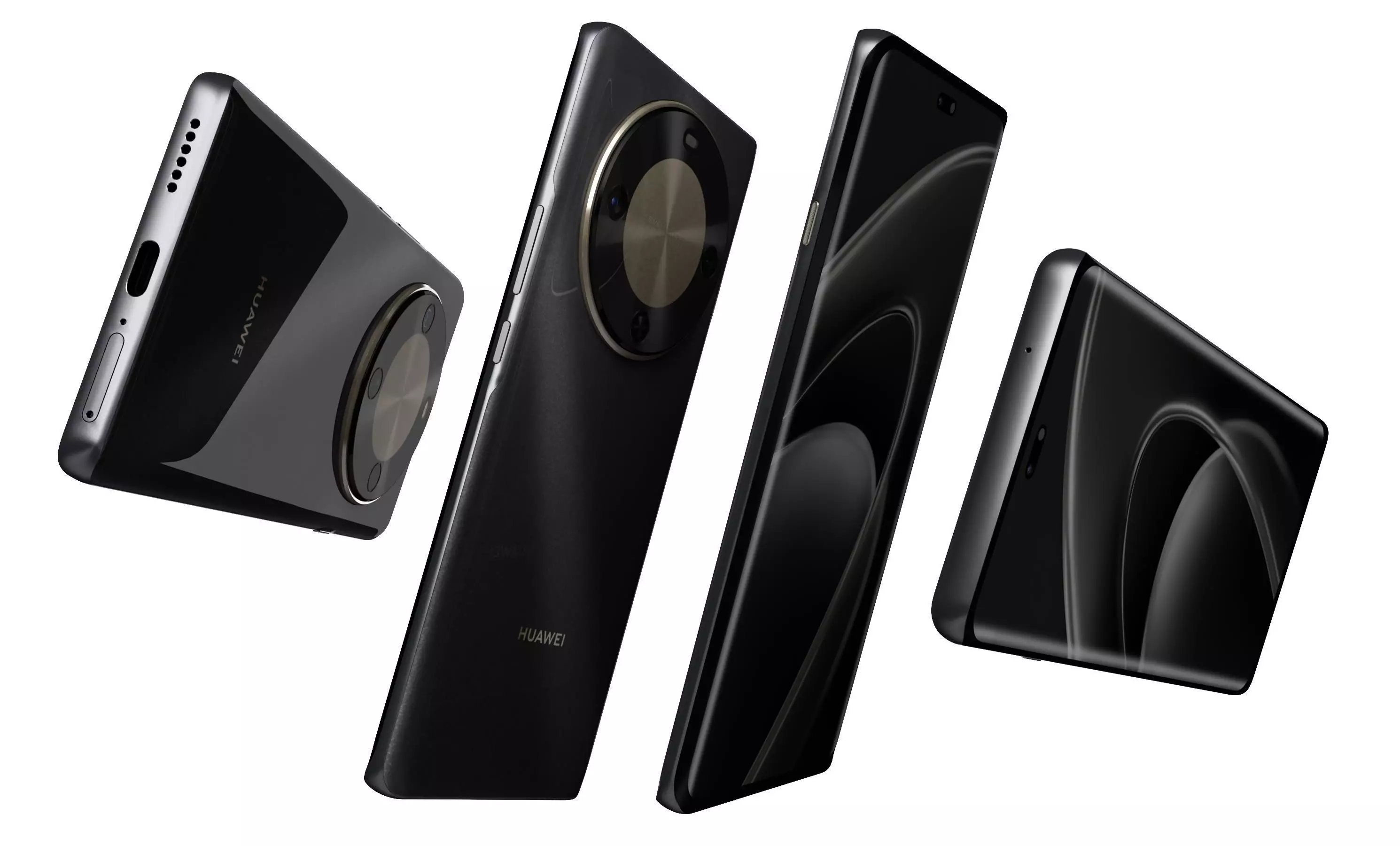 Huawei Enjoy 70X Black High Poly 3D model_10