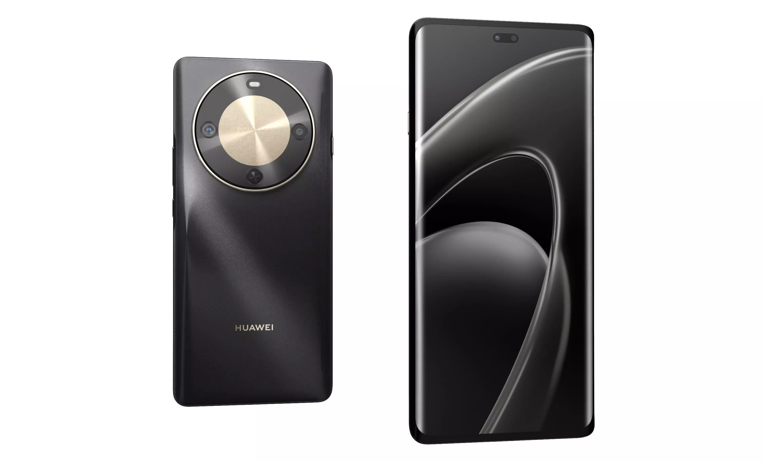 Huawei Enjoy 70X Black High Poly 3D model_2