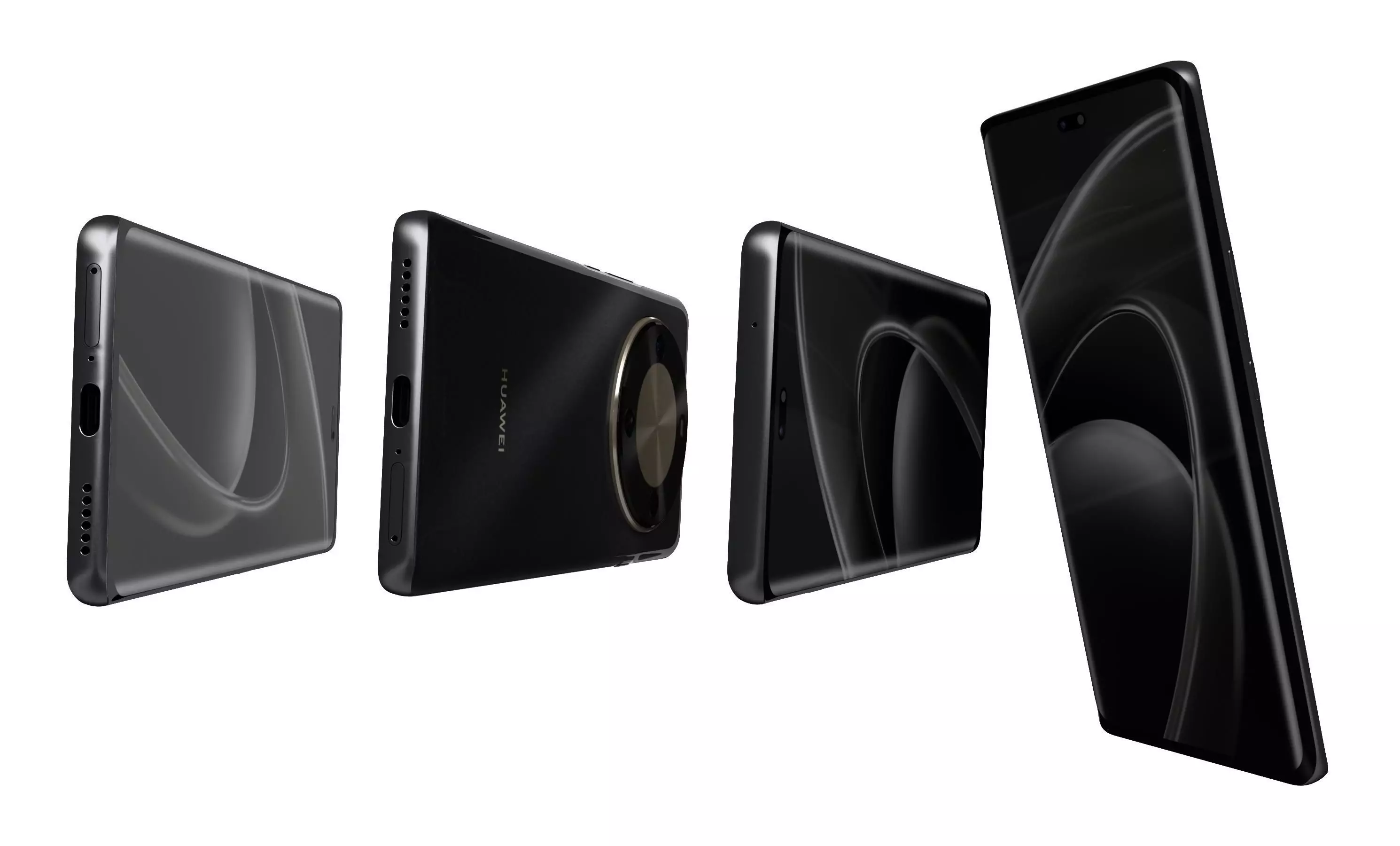 Huawei Enjoy 70X Black High Poly 3D model_12