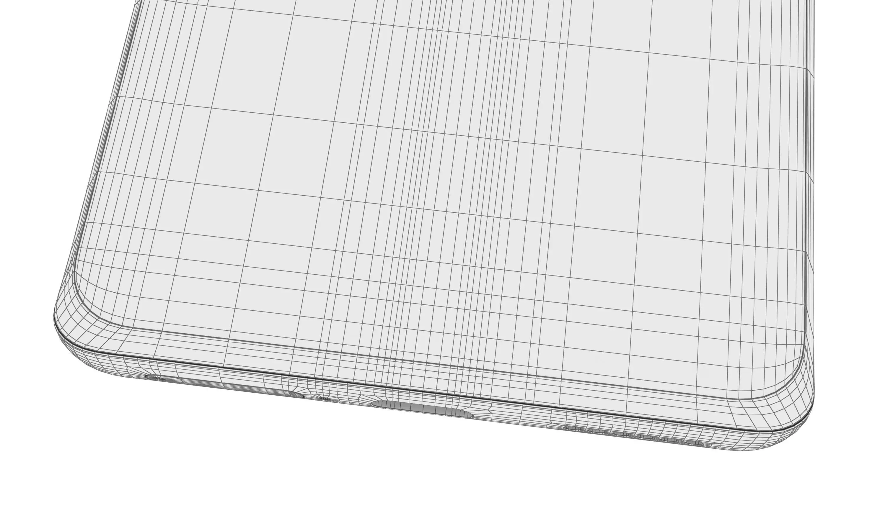 Huawei Enjoy 70X Black High Poly 3D model_20