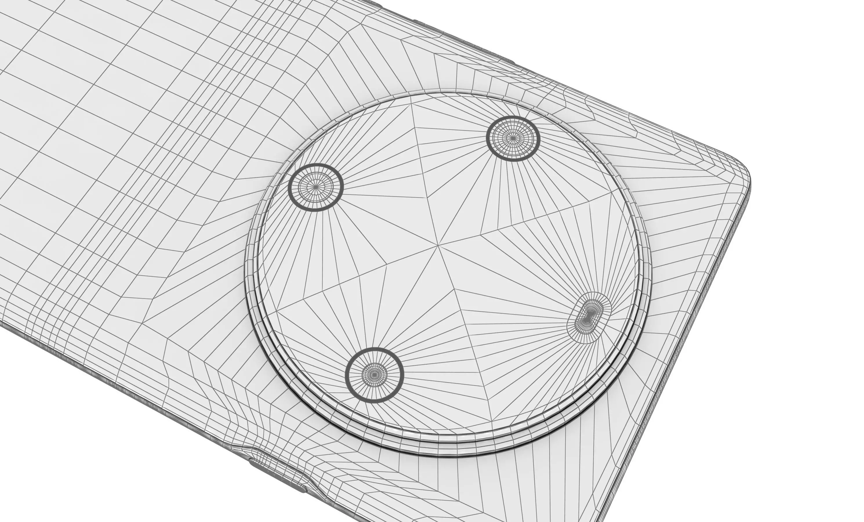 Huawei Enjoy 70X Black High Poly 3D model_24