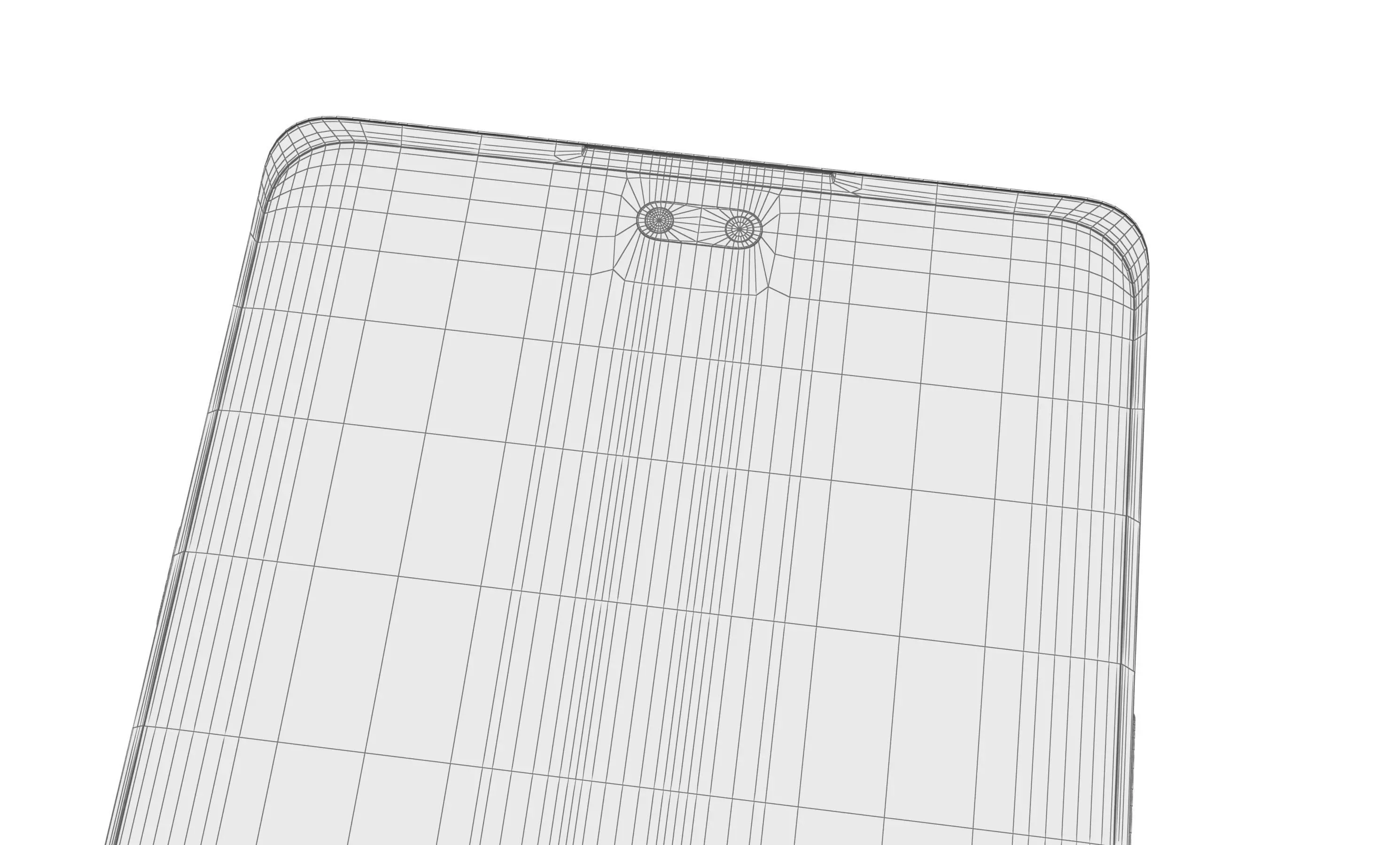 Huawei Enjoy 70X Black High Poly 3D model_25