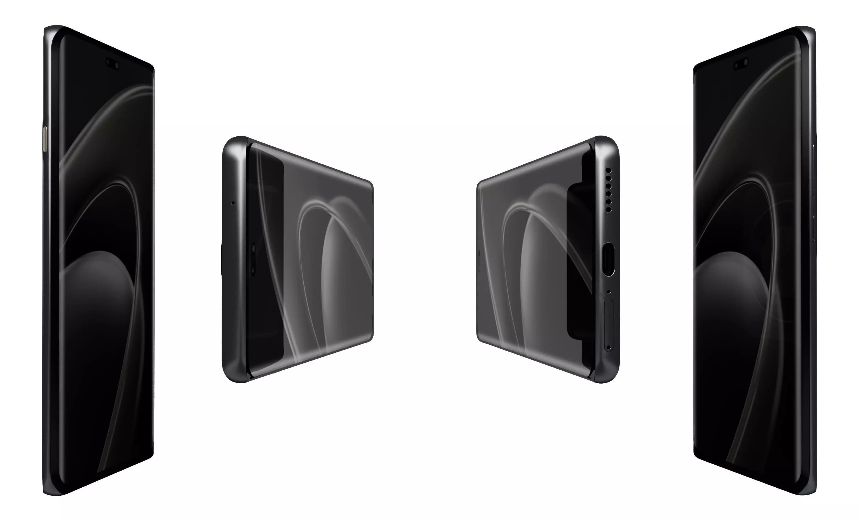 Huawei Enjoy 70X Black High Poly 3D model_6