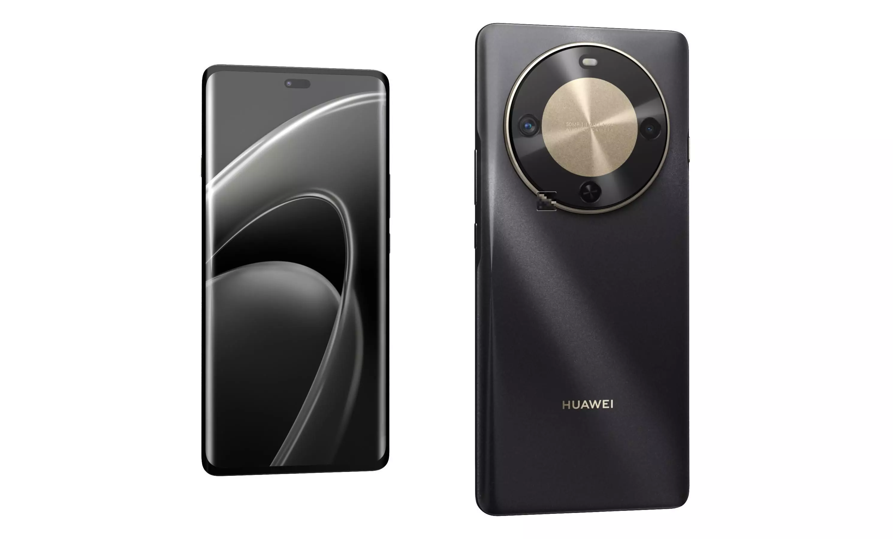 Huawei Enjoy 70X Black High Poly 3D model_11