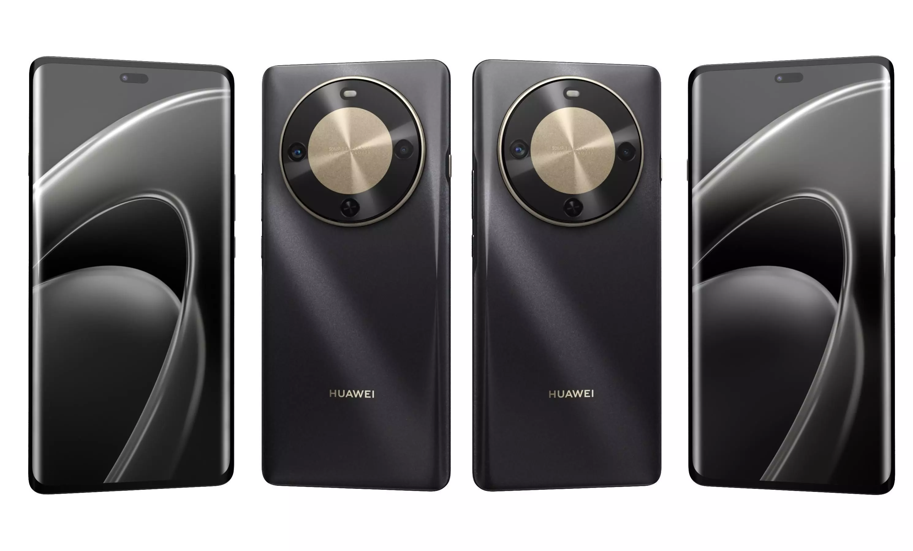 Huawei Enjoy 70X Black High Poly 3D model_13